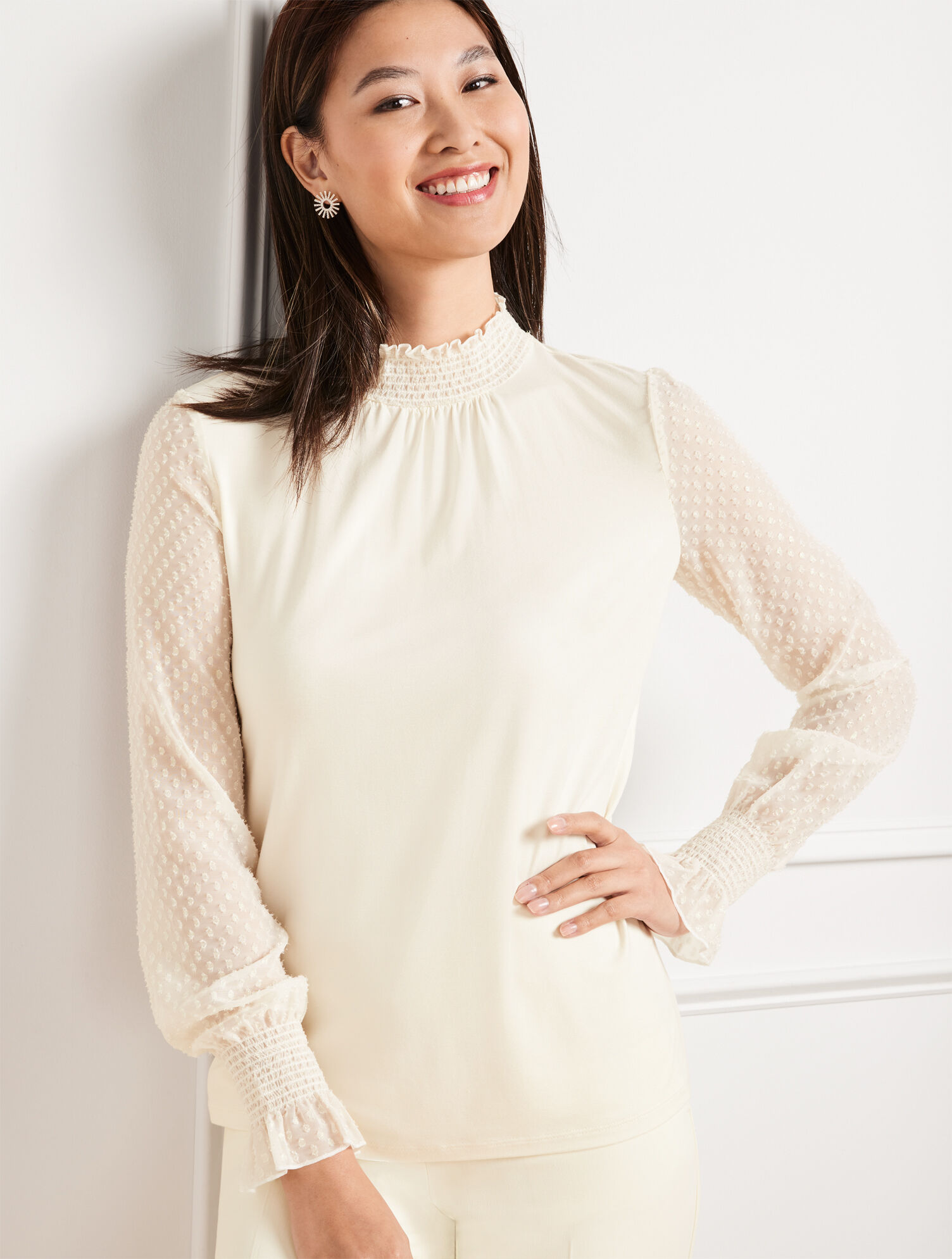 The Sarah Smocked Top