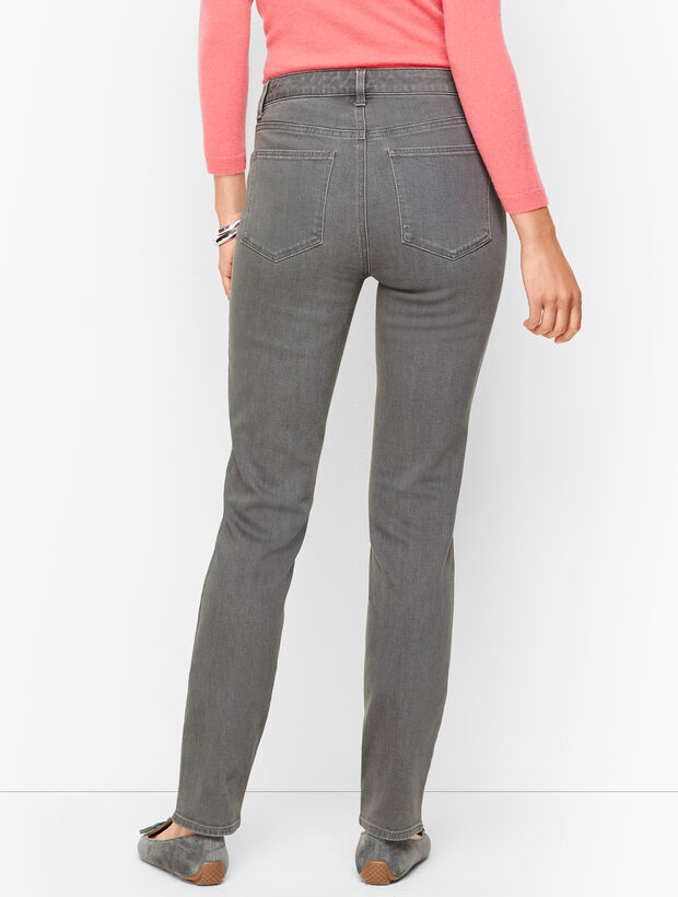 Straight Leg Jeans - Deep Grey
