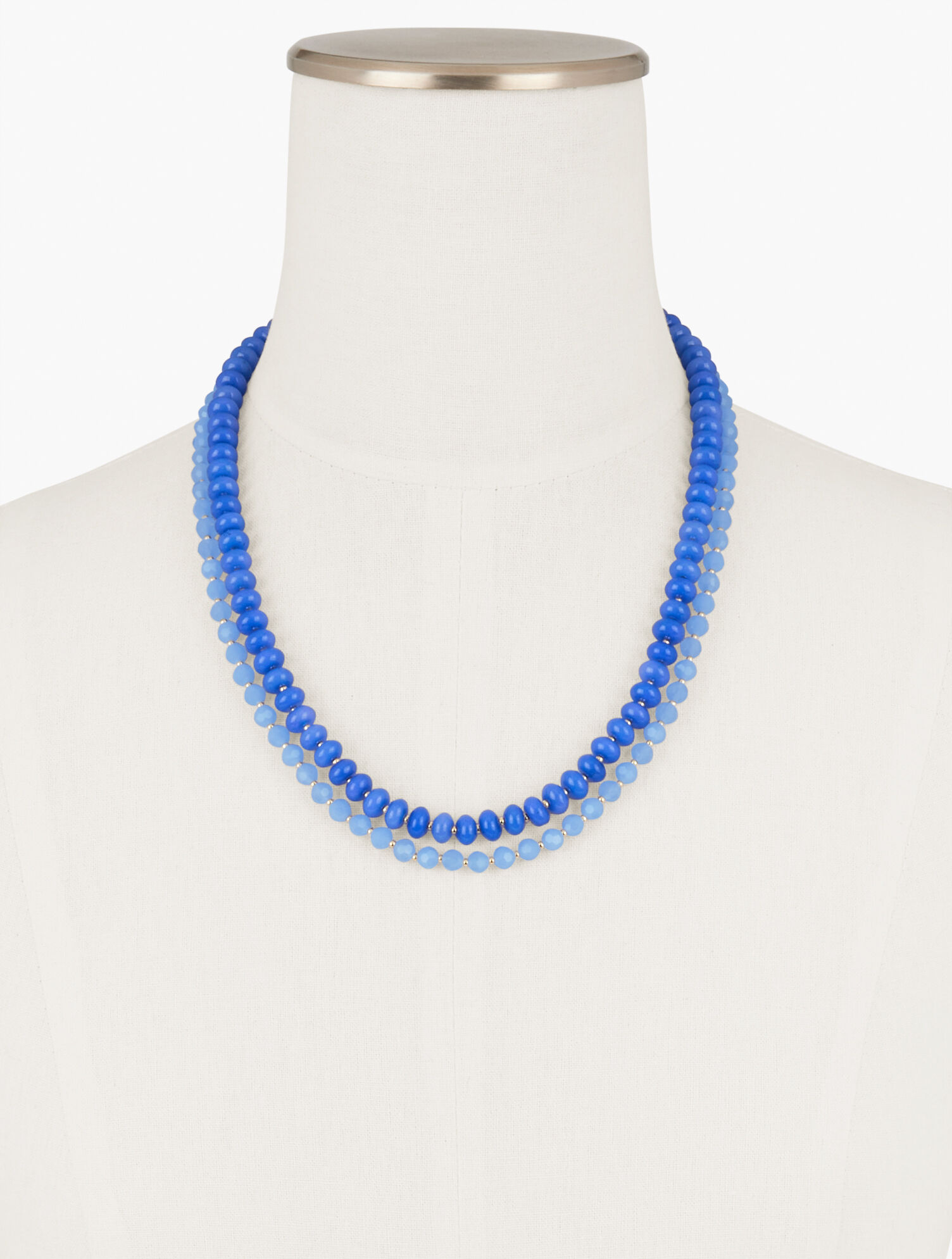 Talbots Neckless Layered Bead Necklace | Talbots