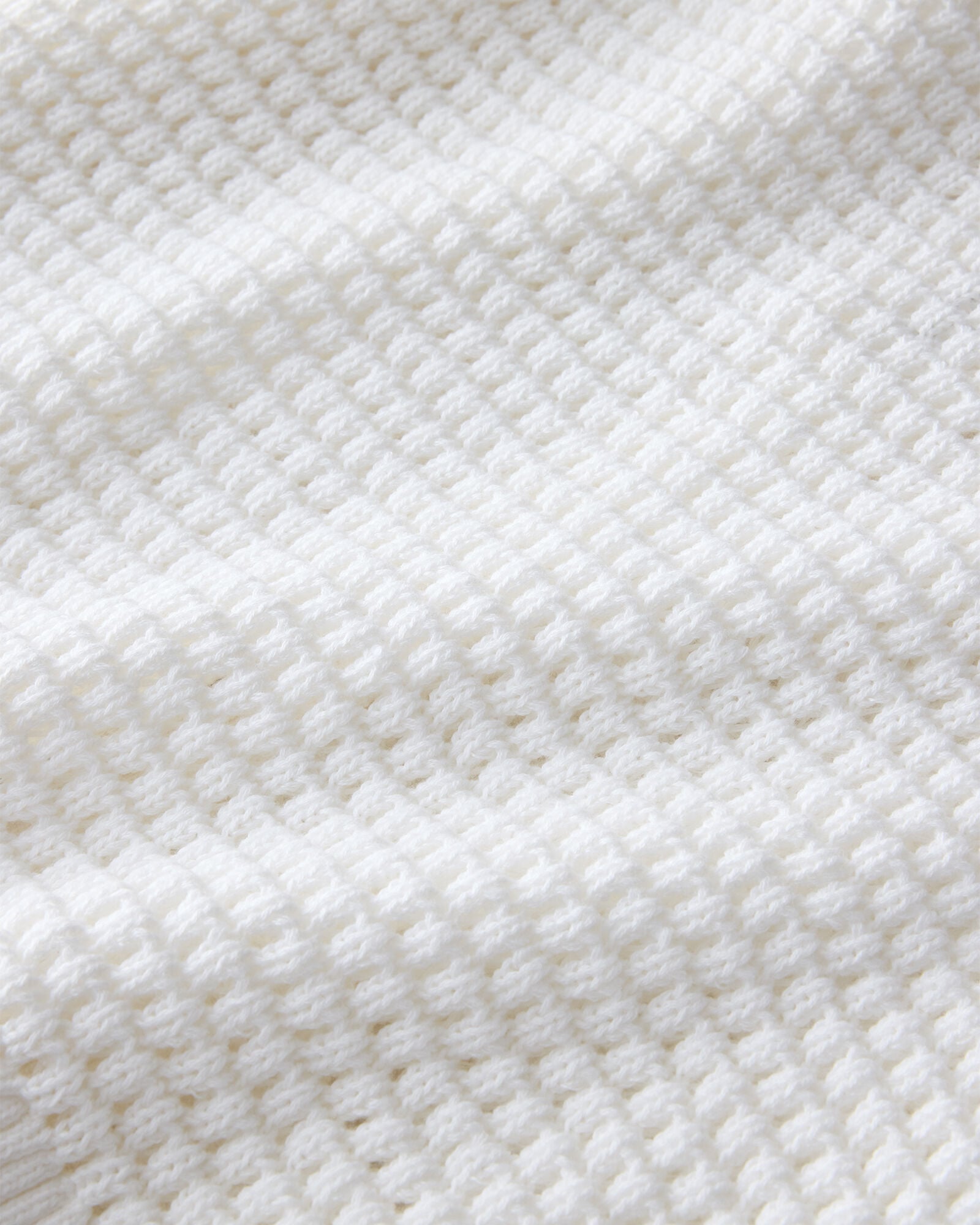 Cotton Wave Stitch Zip-Up Hoodie