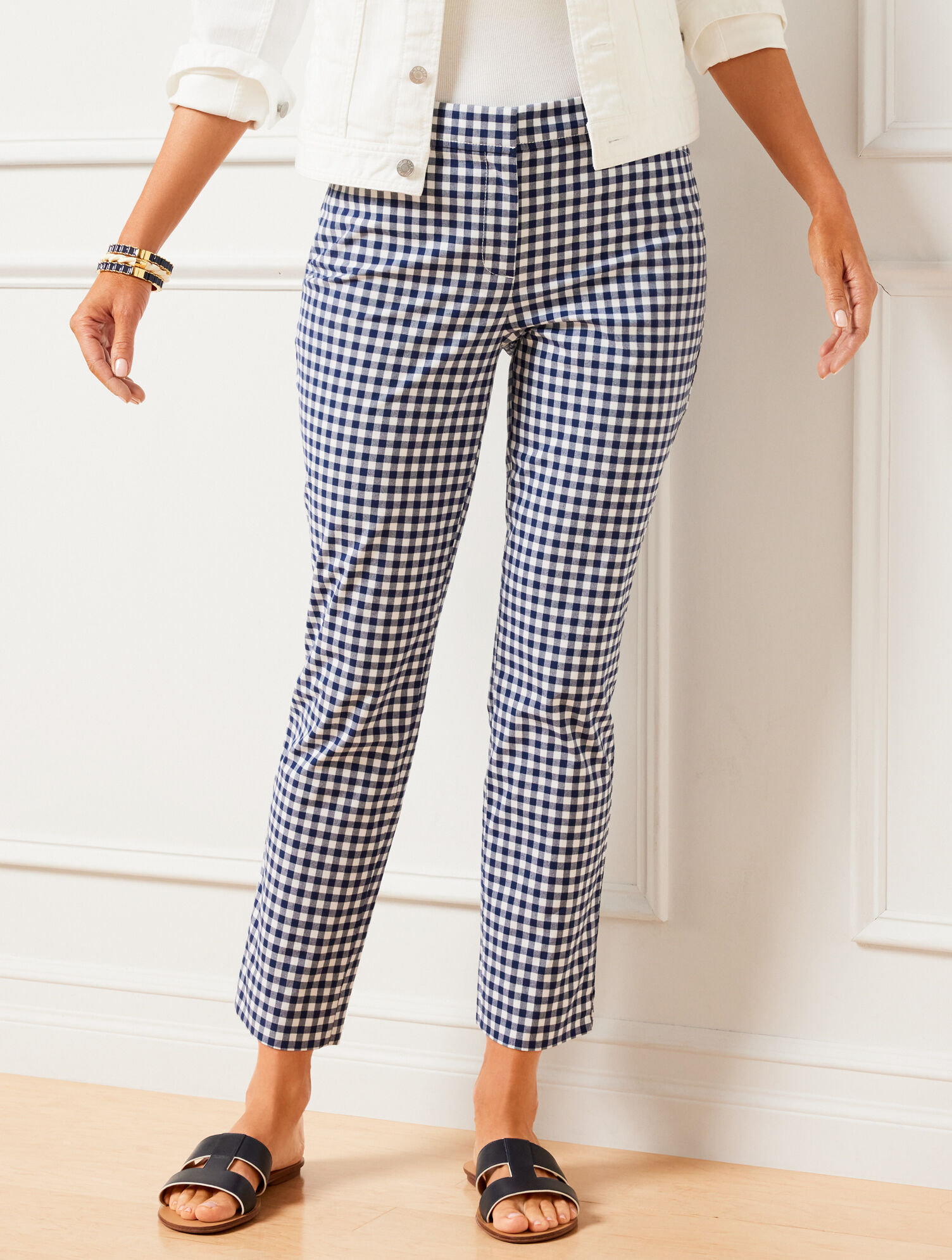 Perfect Crops - Sunrise Gingham - Curvy Fit