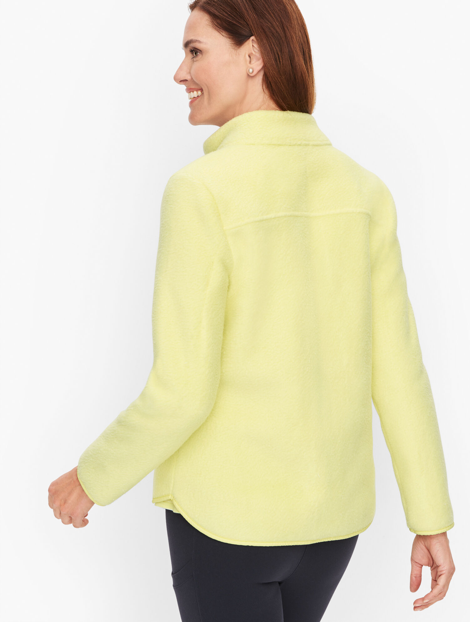 Sherpa Woven Trim Jacket - Solid