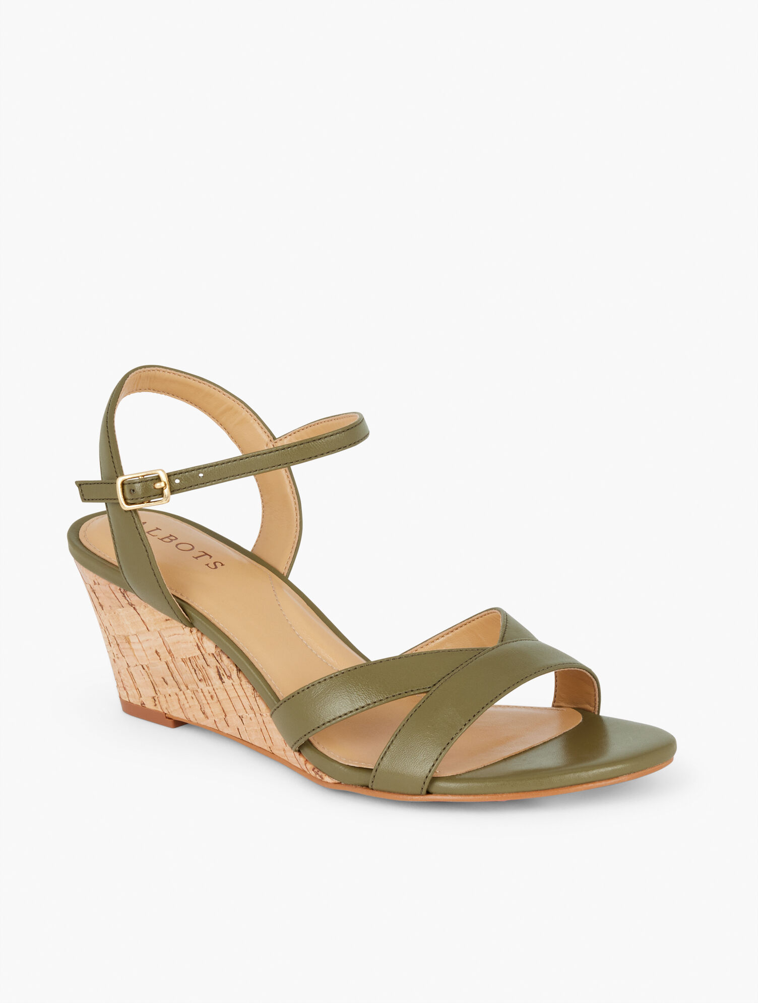 Royce Soft Nappa Wedge Sandals
