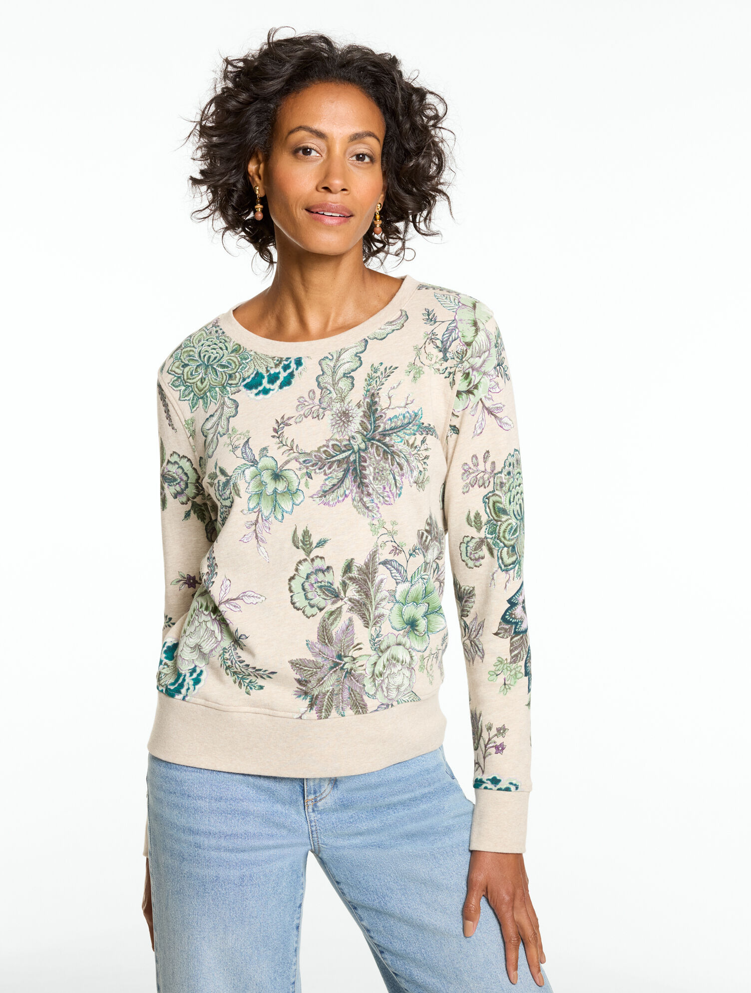 Crewneck Sweatshirt - Allover Floral