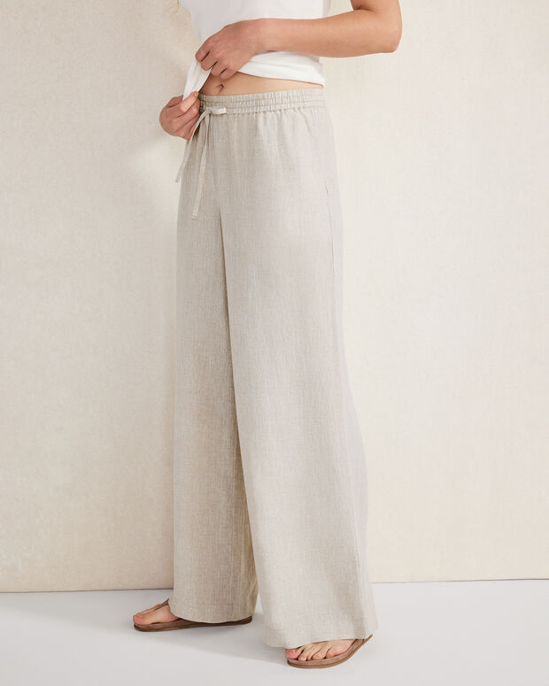 Linen Wide Leg Pants