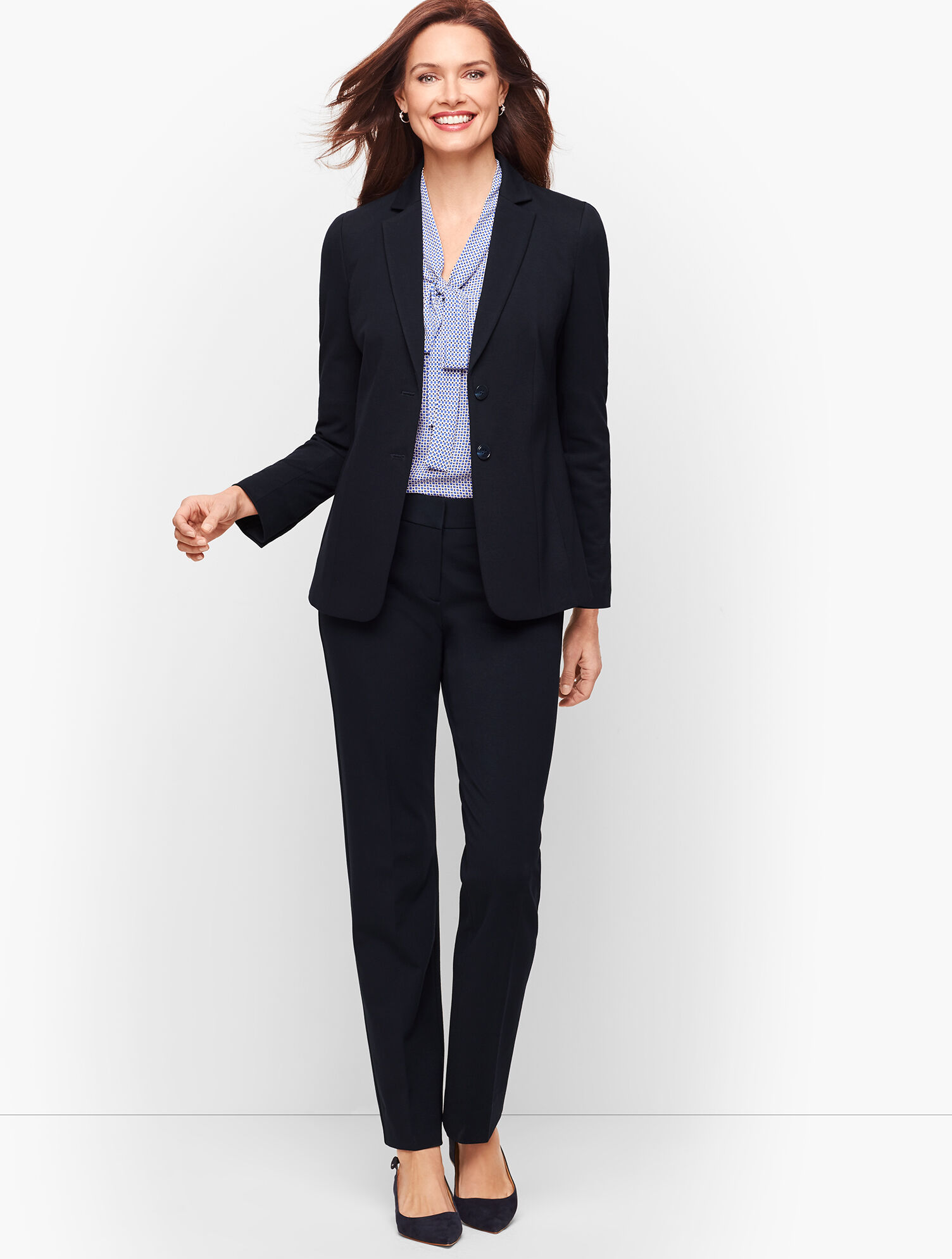 Italian Luxe Knit - Two Button Blazer