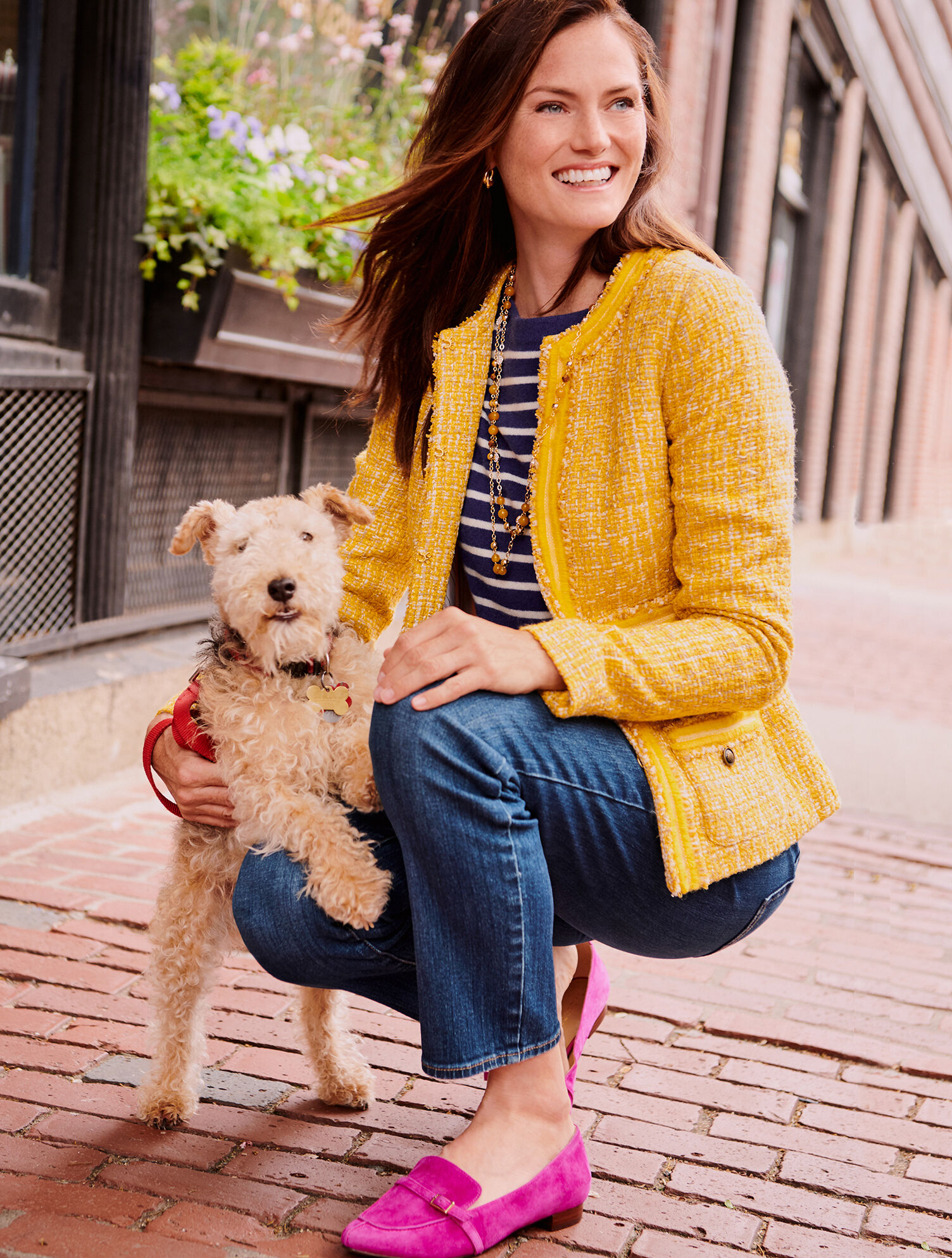 shéller TWEED – shéller / シェリエ シェリエ tweed arch jacket YELLOW