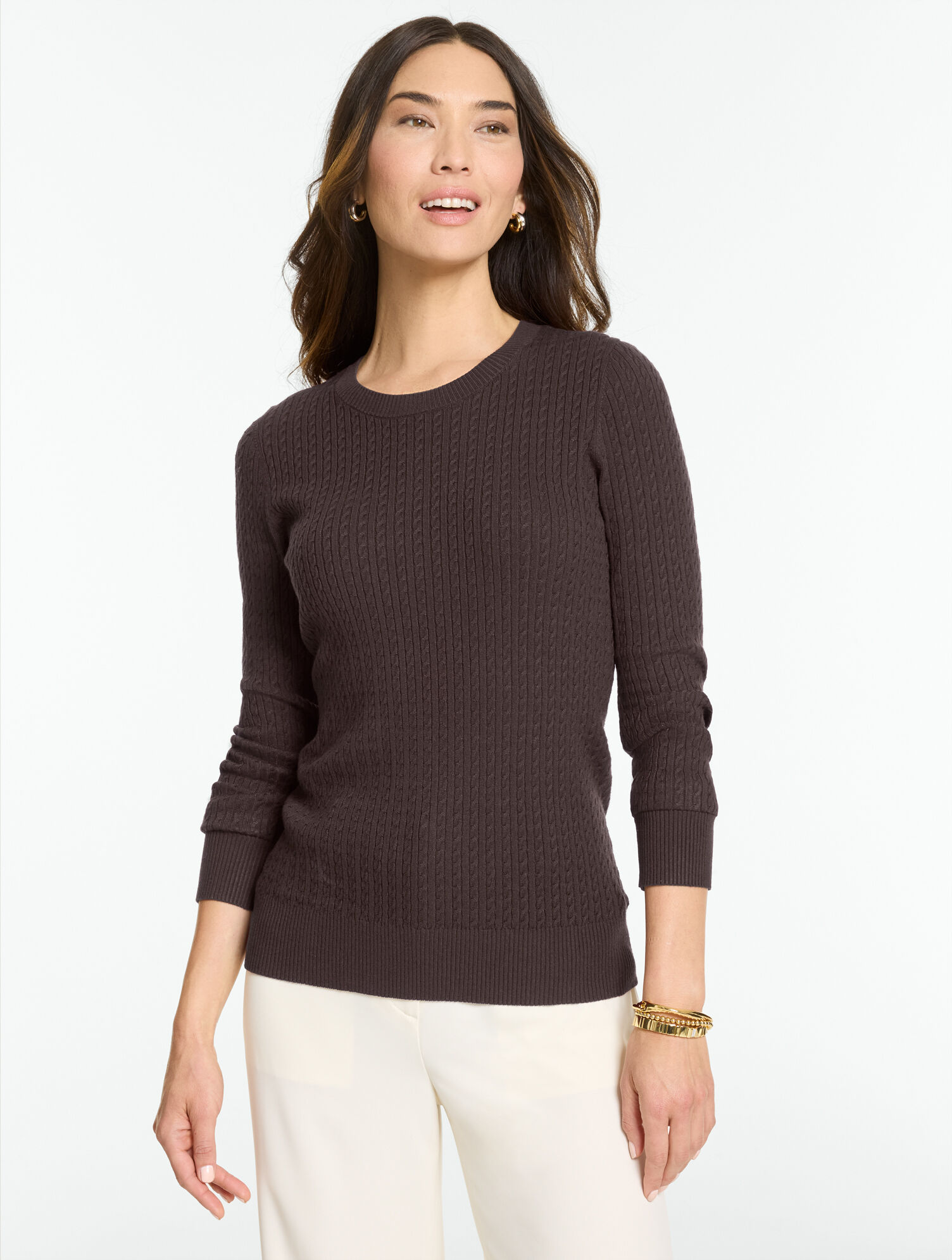 Micro Cable Sweater