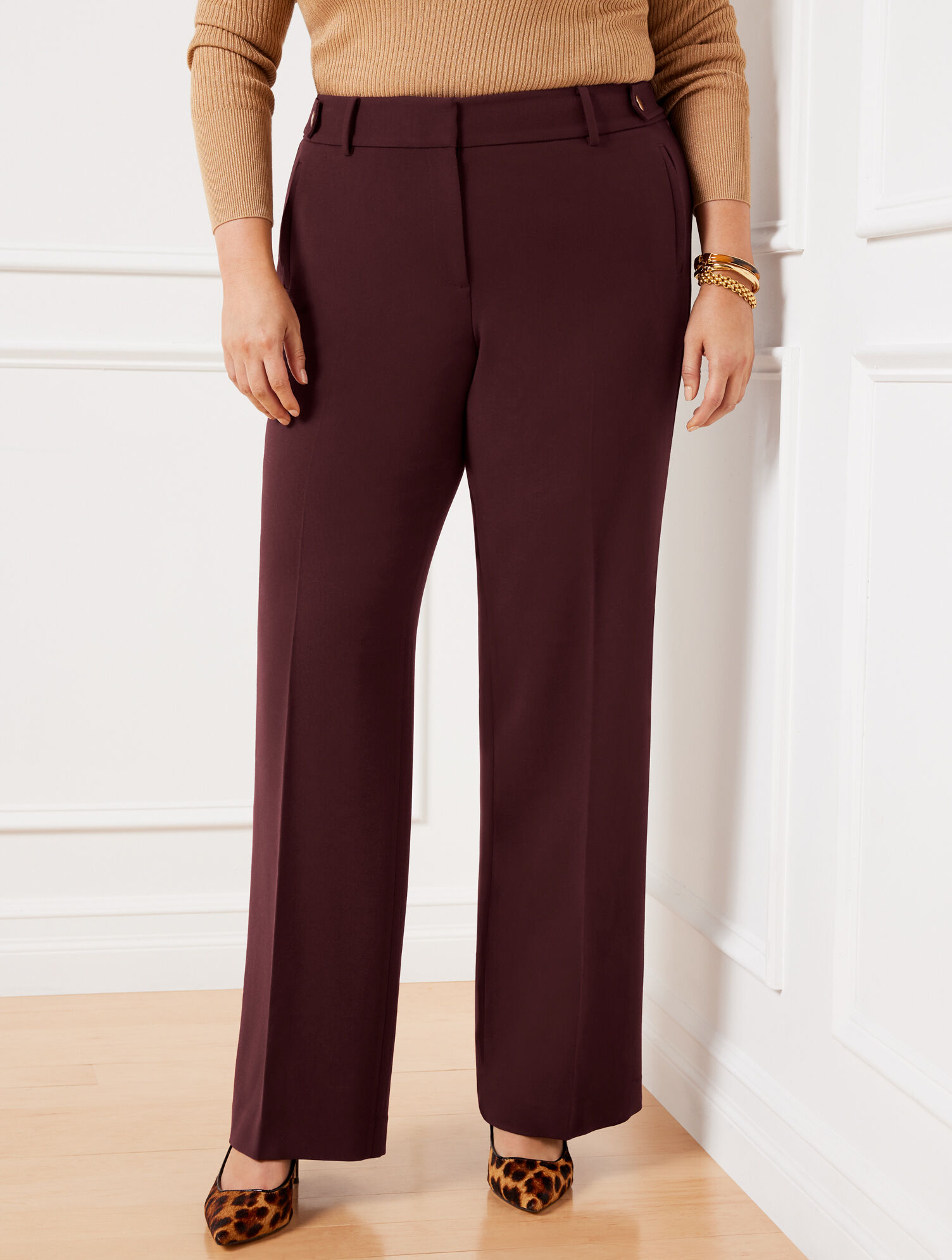 Talbots Greenwich Wide Leg Pants