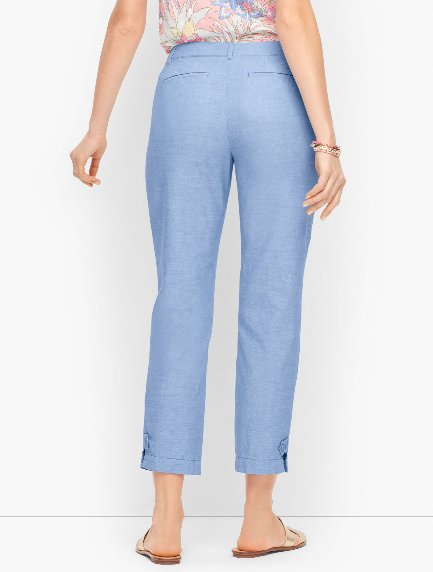 Perfect Crops - Newport Chambray - Curvy Fit