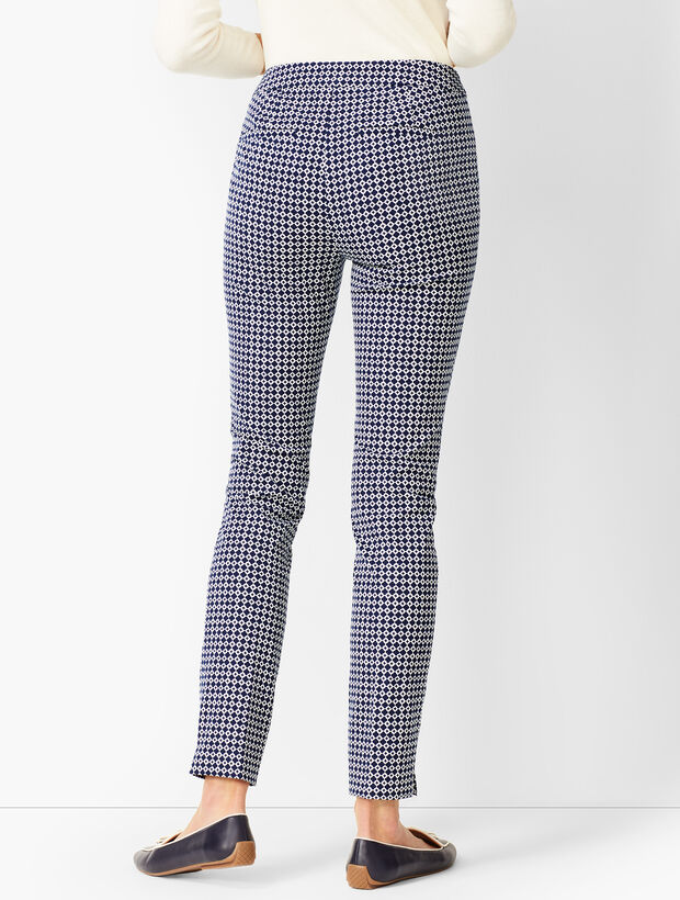 Talbots Chatham Ankle Pants - Curvy Fit  - Geo Print