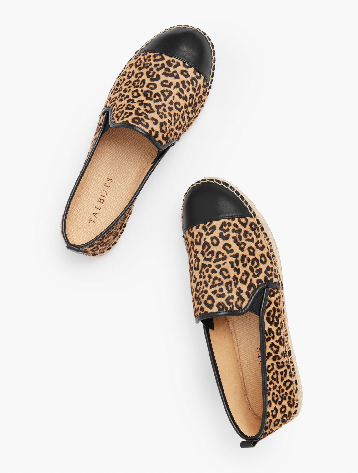 Izzy Calf Hair Espadrilles - Leopard