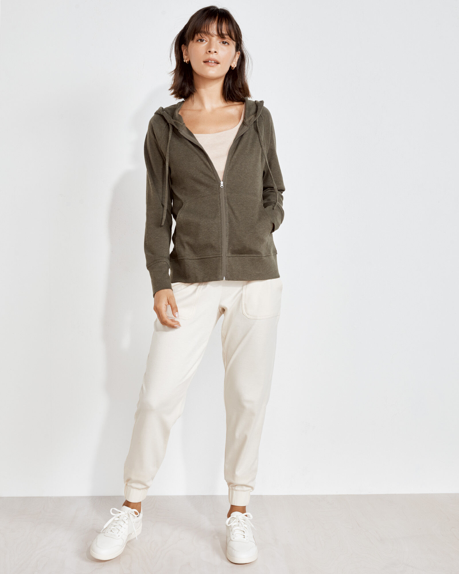 Organic Cotton Interlock Joggers