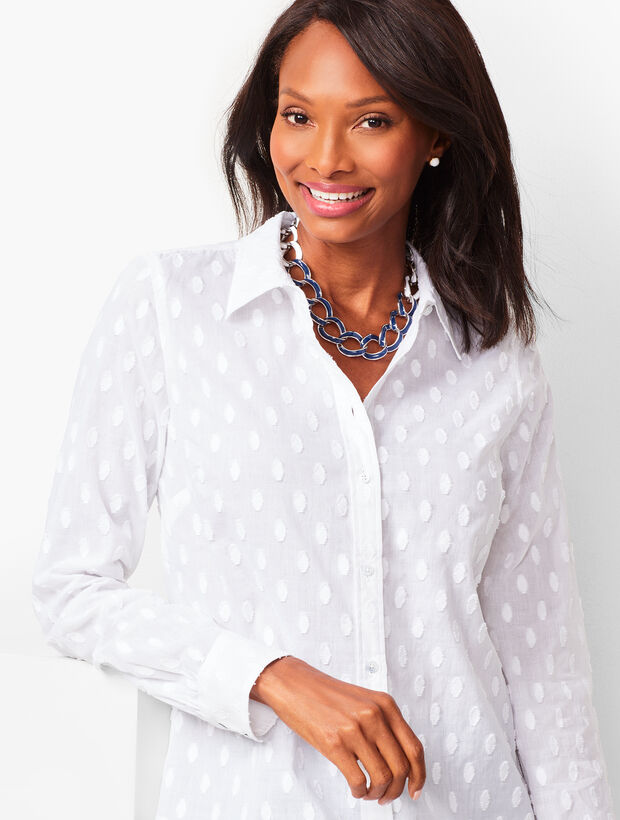 Classic Cotton Shirt - Clip Dot