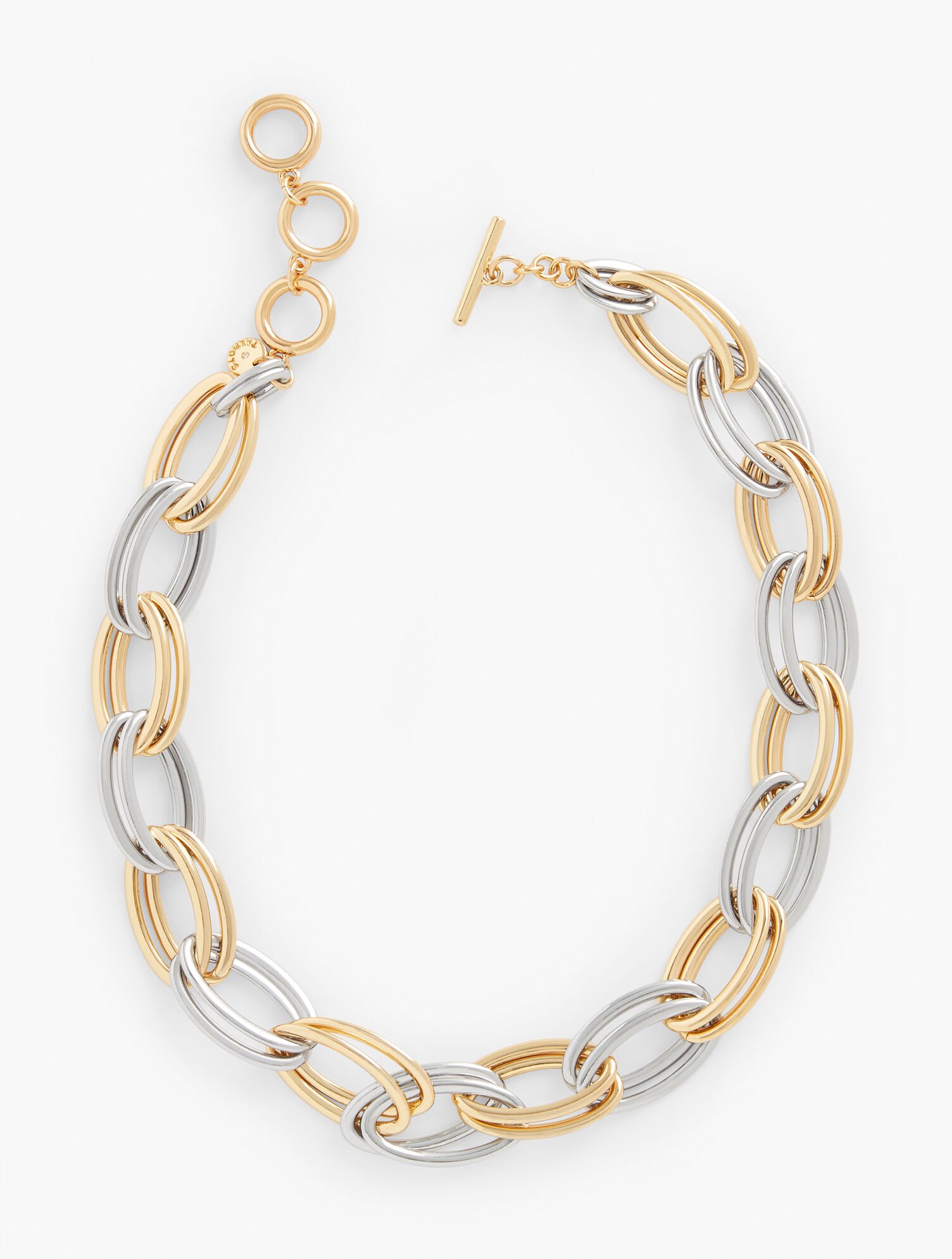Two-Tone Links Necklace