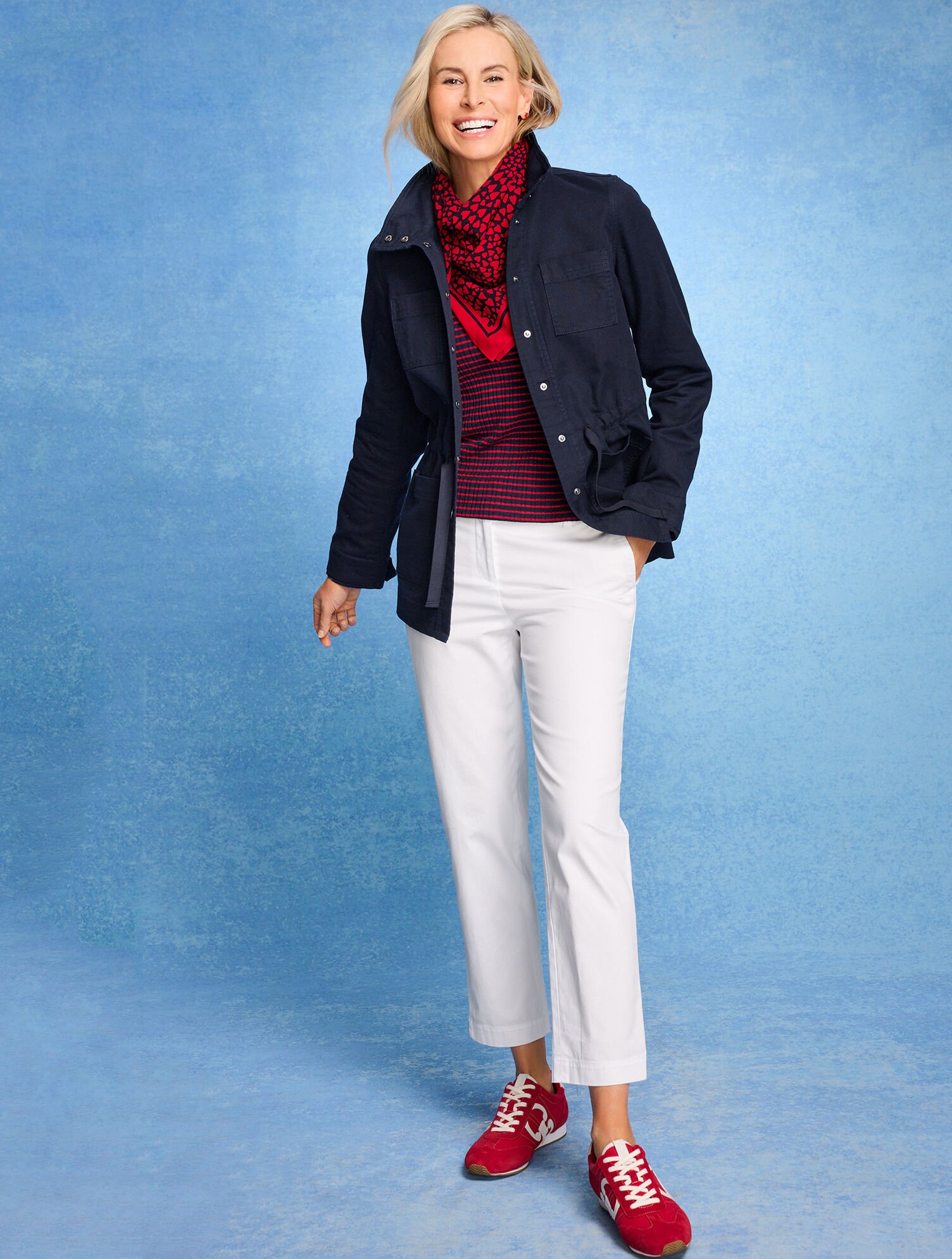 Heritage Twill Perfect Crops - Curvy Fit