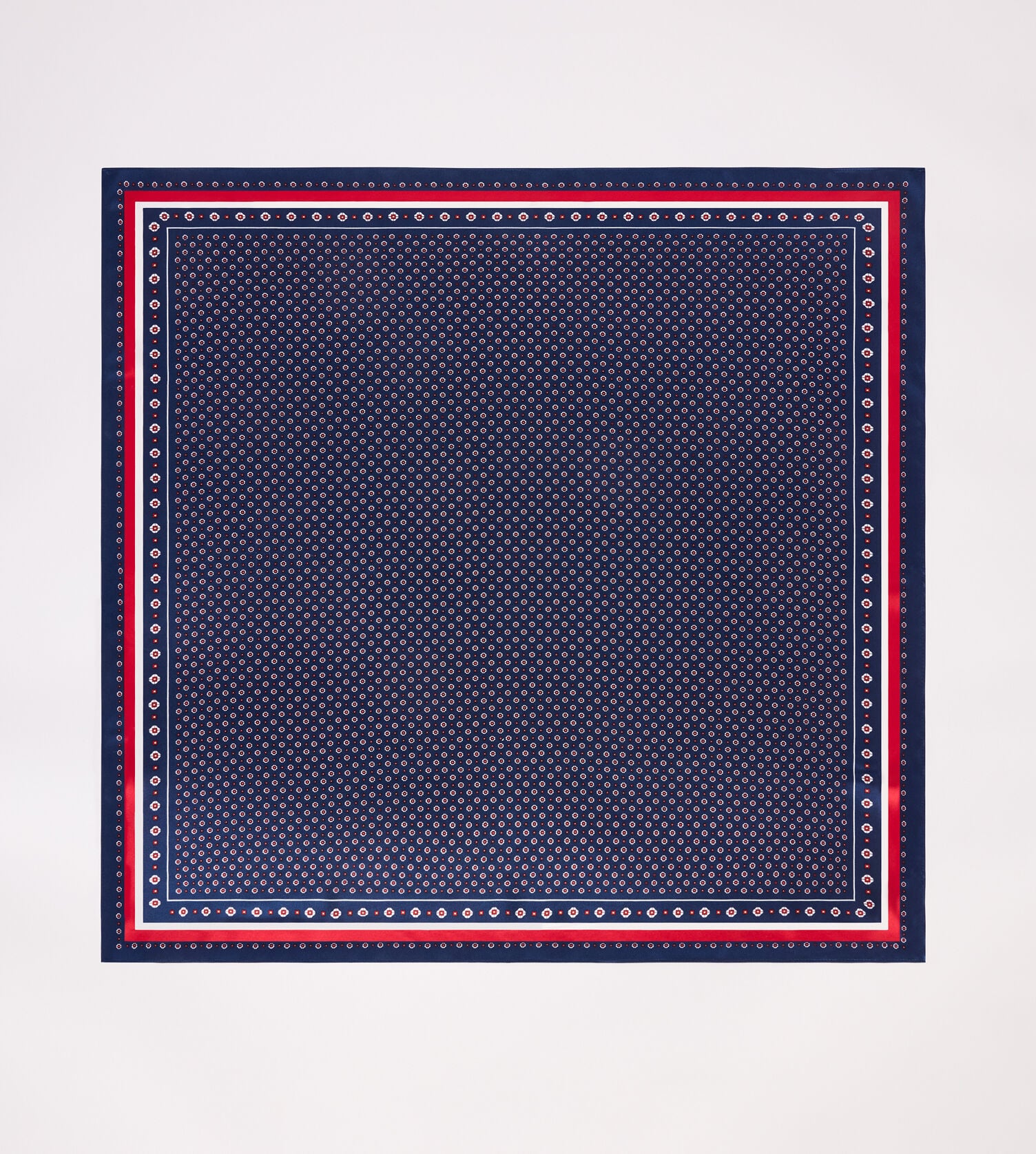 Foulard Floral Square Scarf