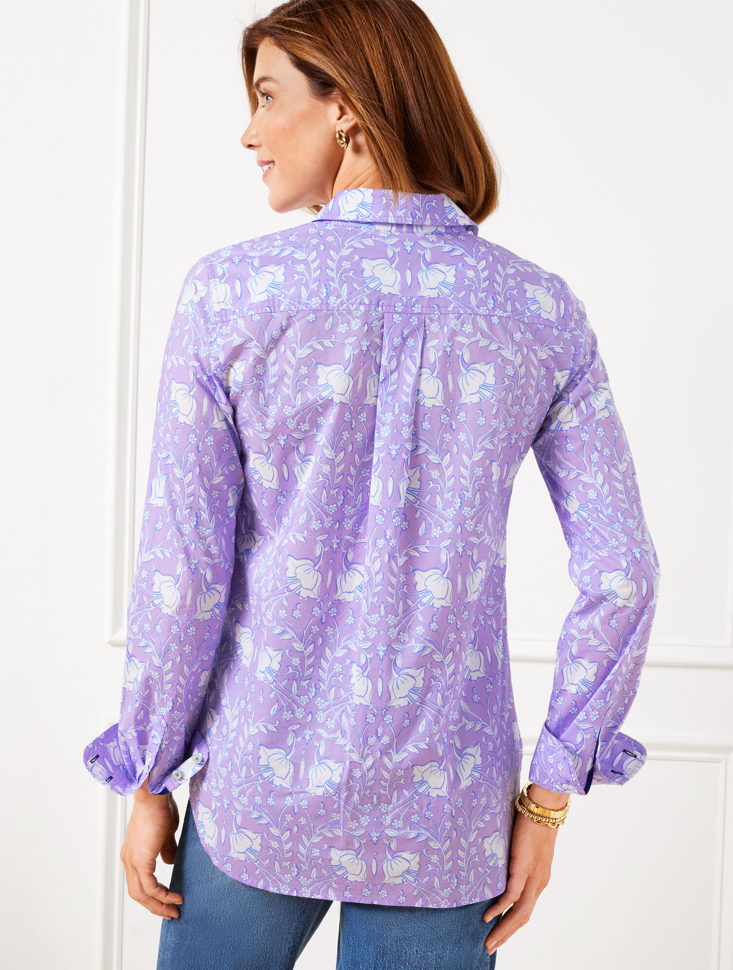 Modern Classic Shirt - Intricate Flowers