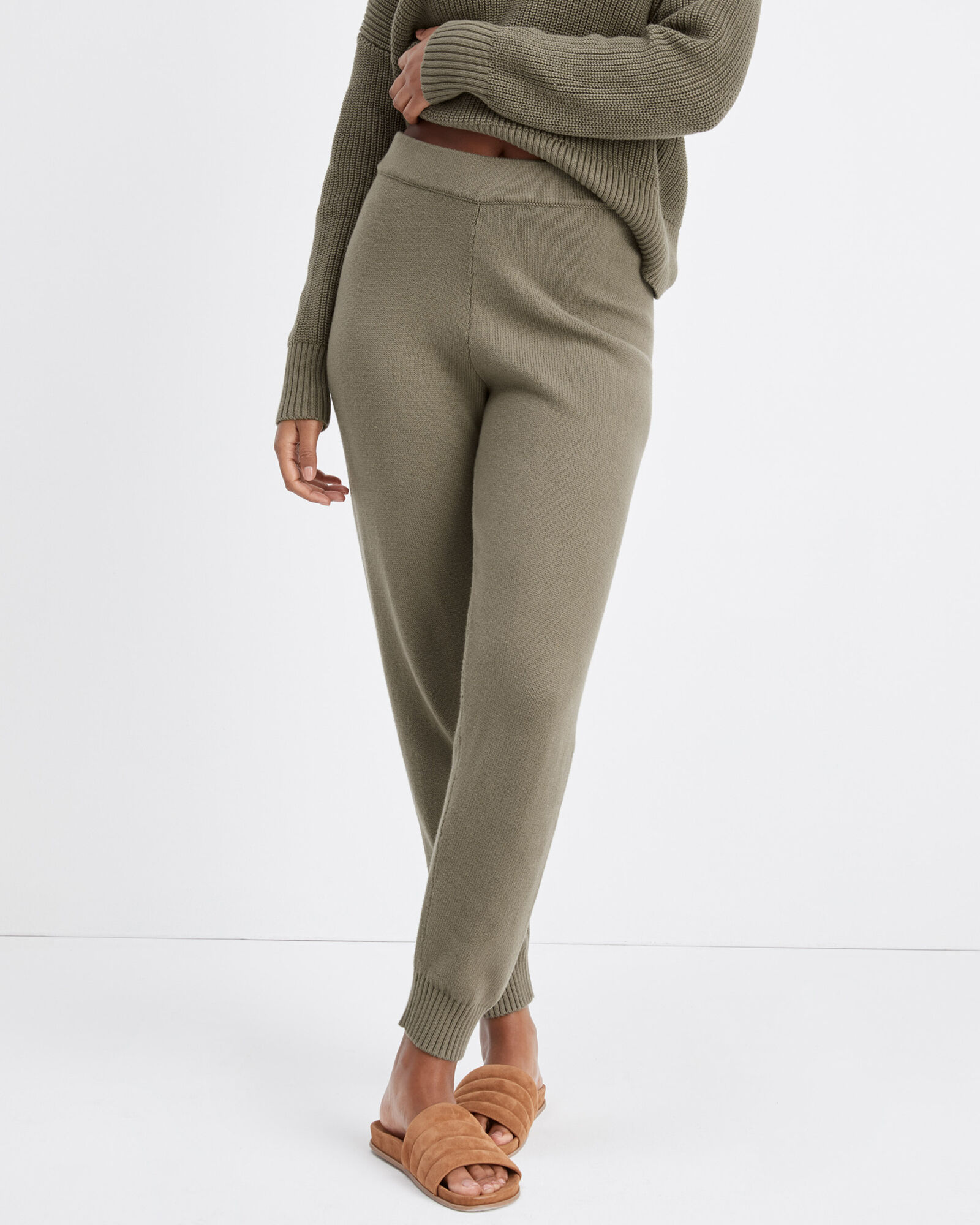 Organic Cotton Sweater Joggers