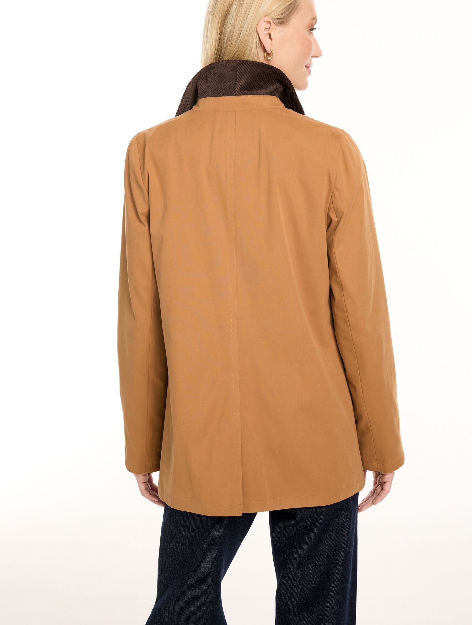 Coated Cotton Barn Jacket - thumbnail 3