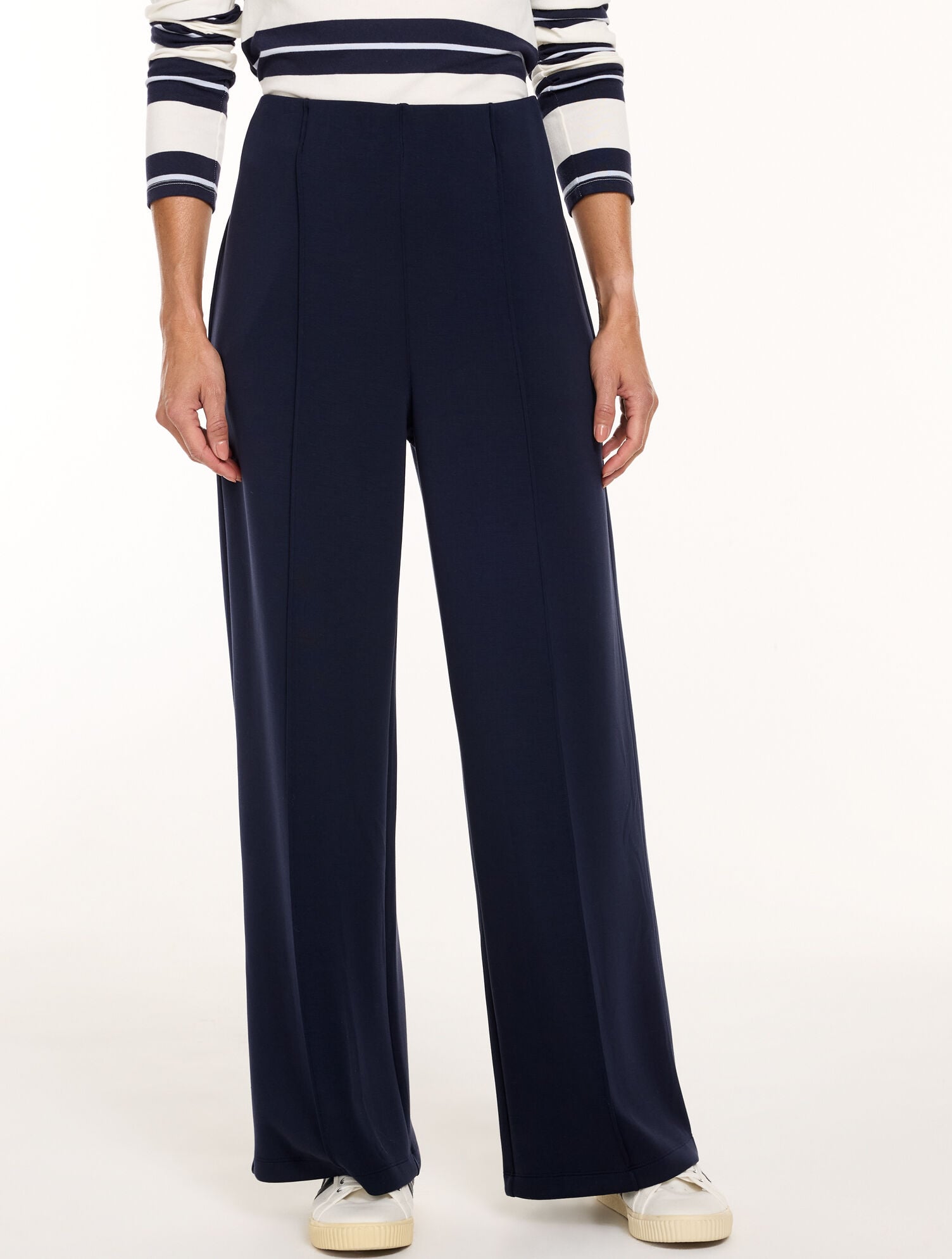 AirKnit Stretch Hollywood Waist Wide Leg Pants