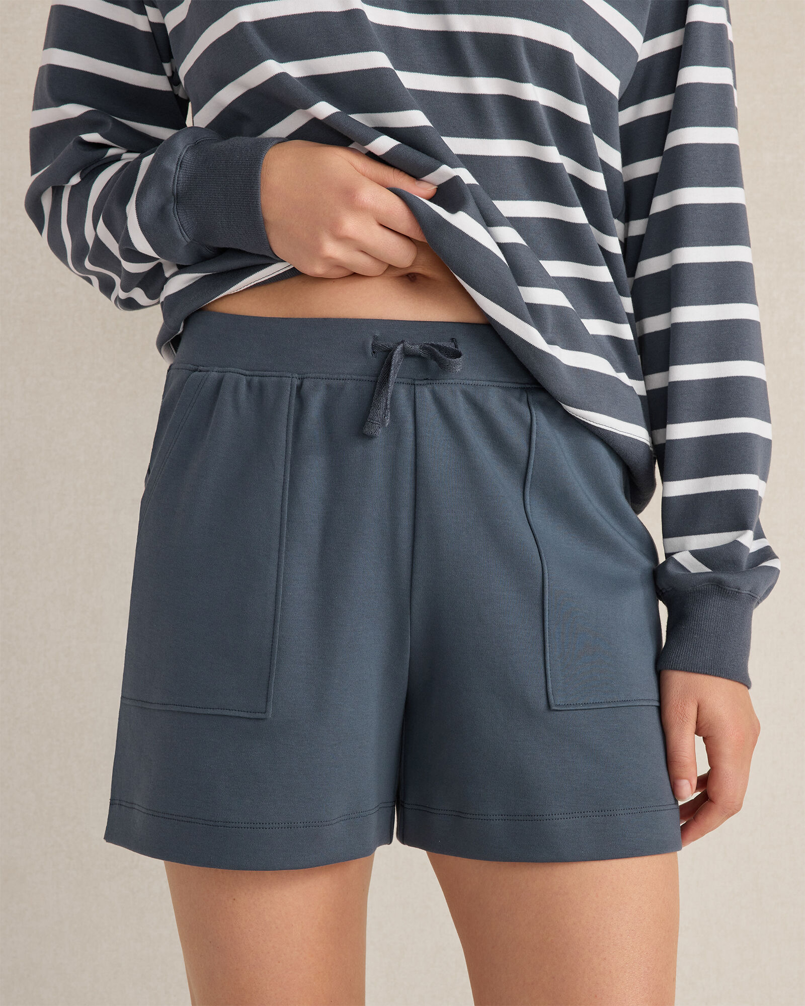 Organic Cotton Interlock Shorts