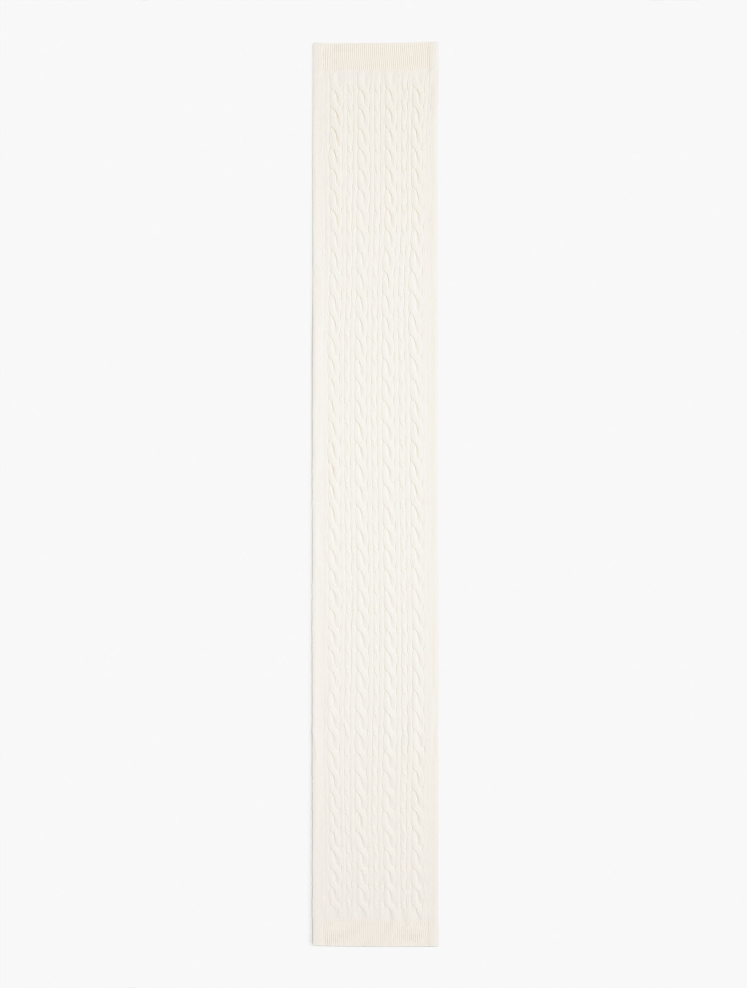 Soft Cable Knit Scarf
