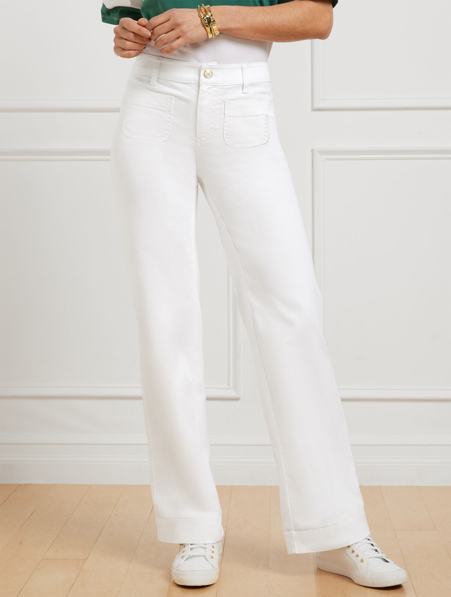 Patch Pocket Classic Jean Trousers - image 2