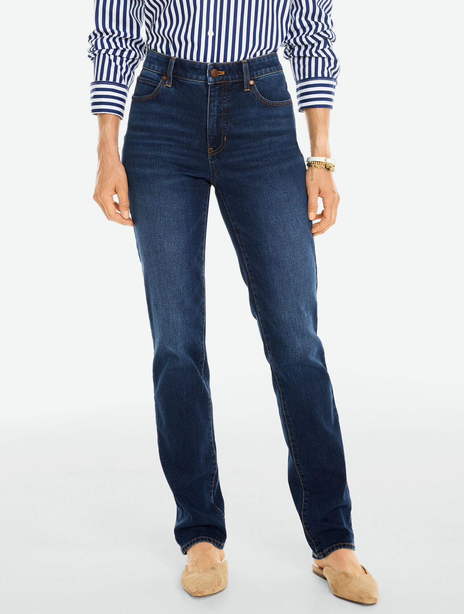 Straight Leg Jeans - Norfolk Wash