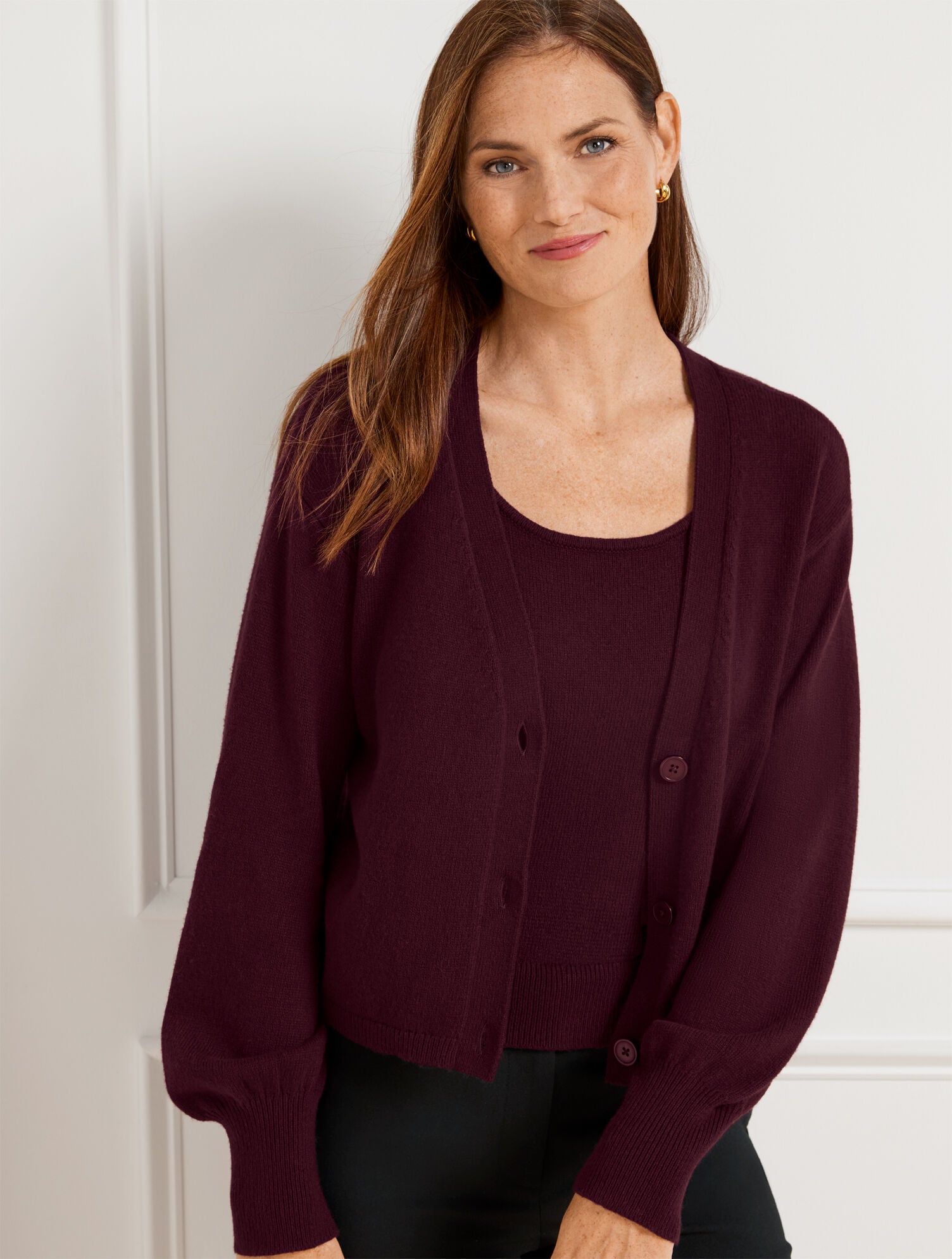 Bishop Sleeve Cardigan | Talbots