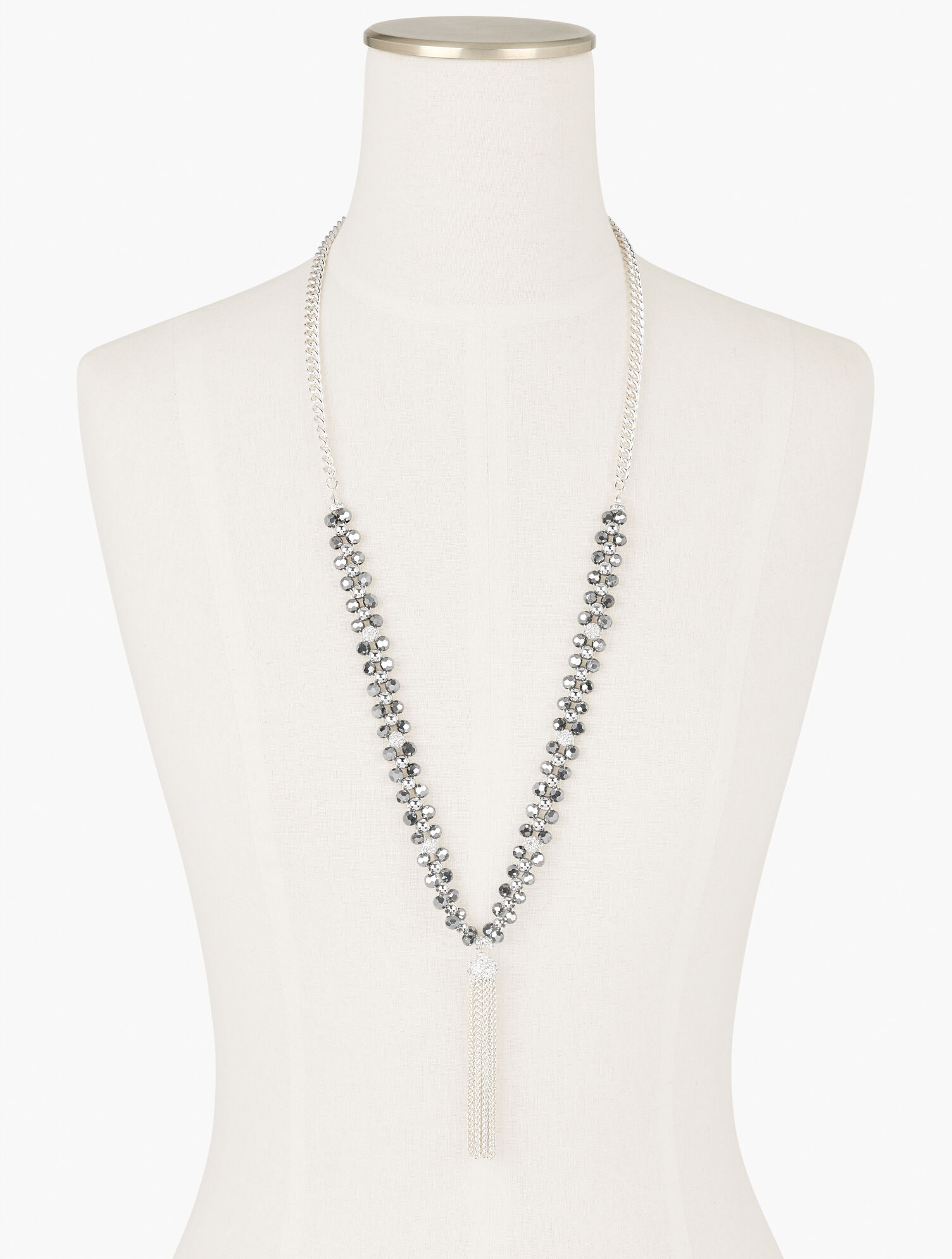 Faceted Cluster Bead Necklace