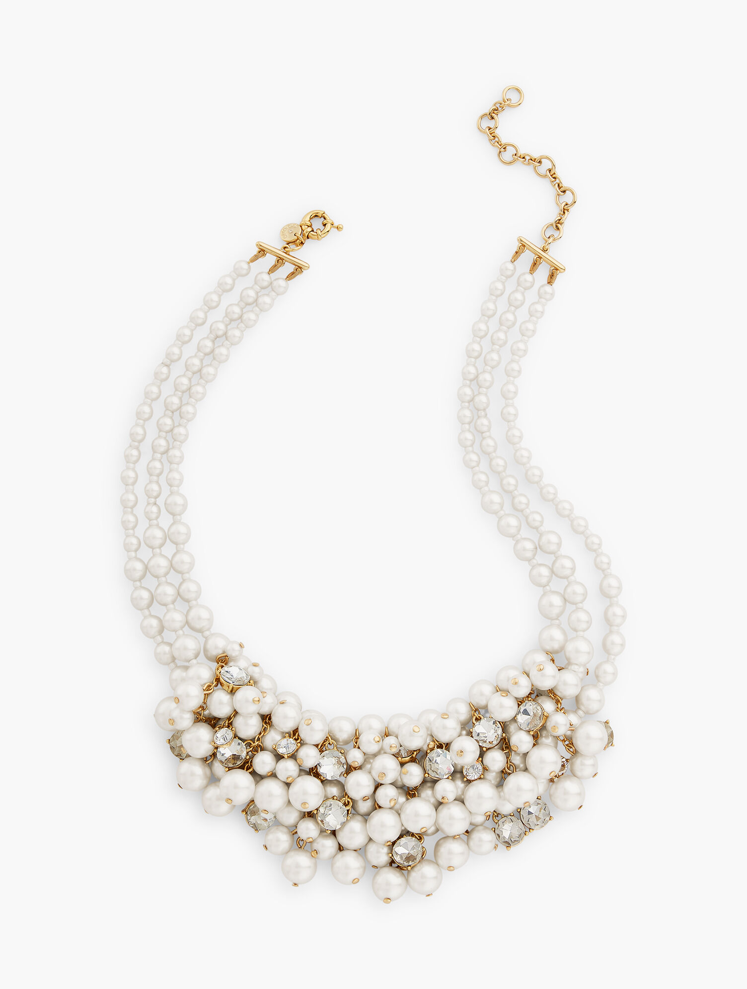 Pearl Cluster Necklace