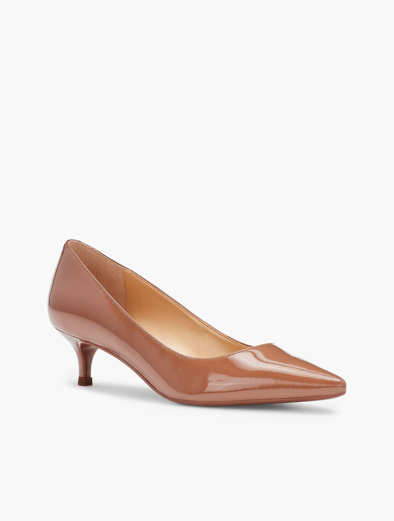 Sylvie Kitten Heel Pumps - Patent