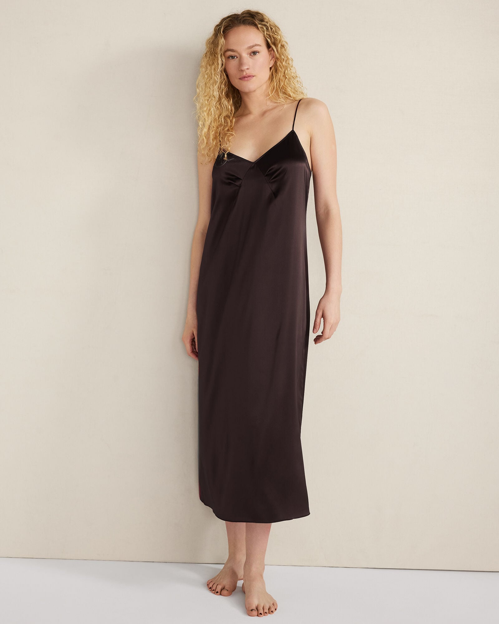Washable Silk Pleated Chemise