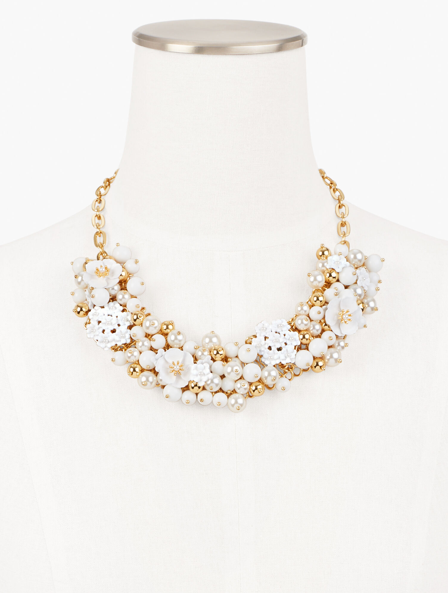 Ditsy Floral Enamel Statement Necklace