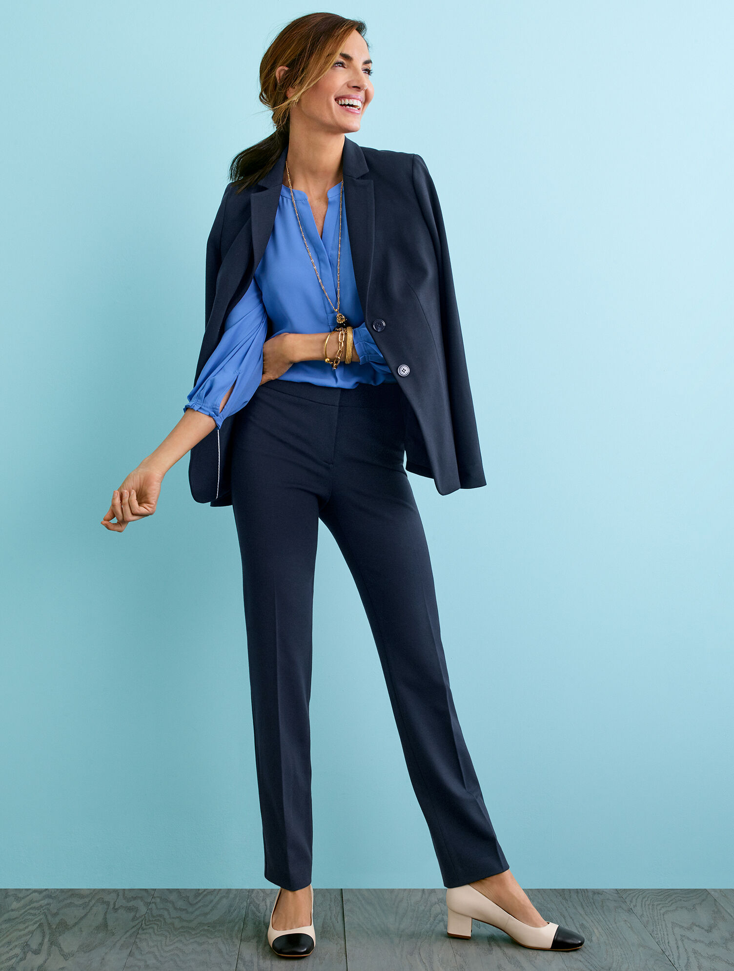 Italian Luxe Knit - Two Button Blazer