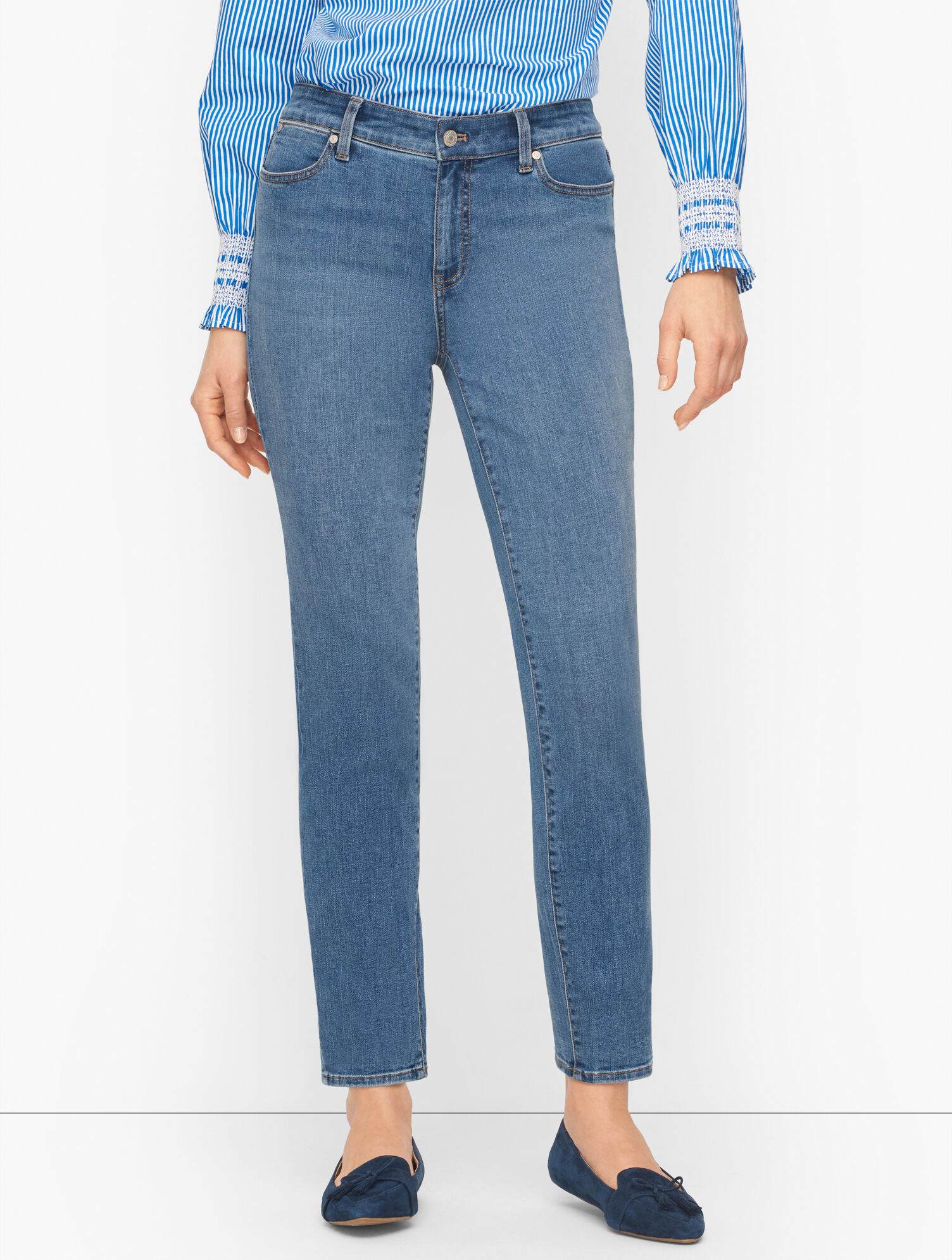 Slim Ankle Jeans - Rio Wash - Curvy Fit