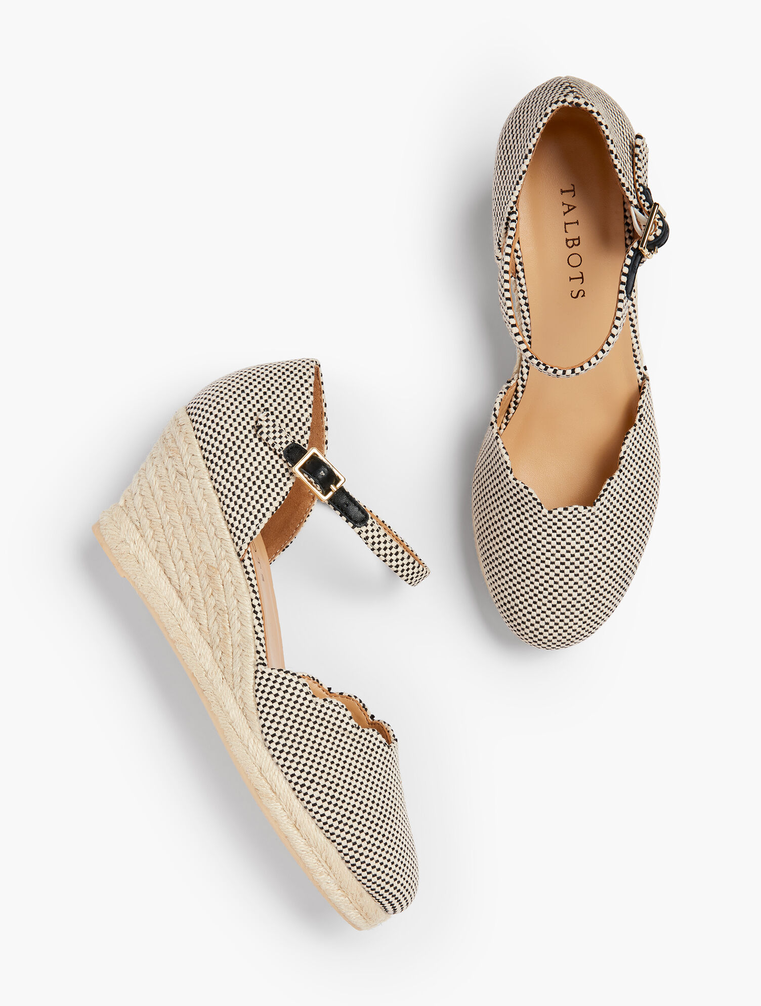 Lyndsay Espadrille Wedges - Two-Tone