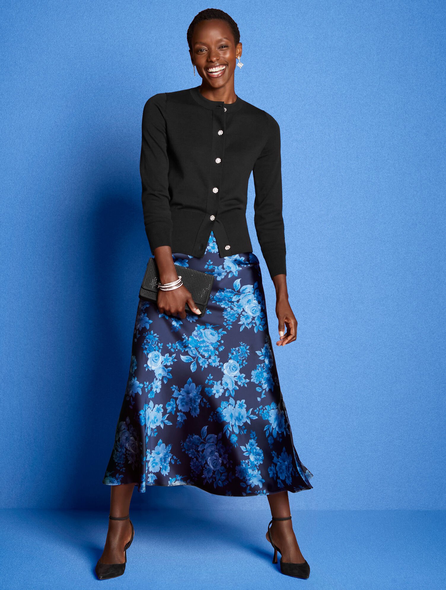 Maxi Skirt Floral Skirt Style Jacket Satin Maxi Slip Skirt