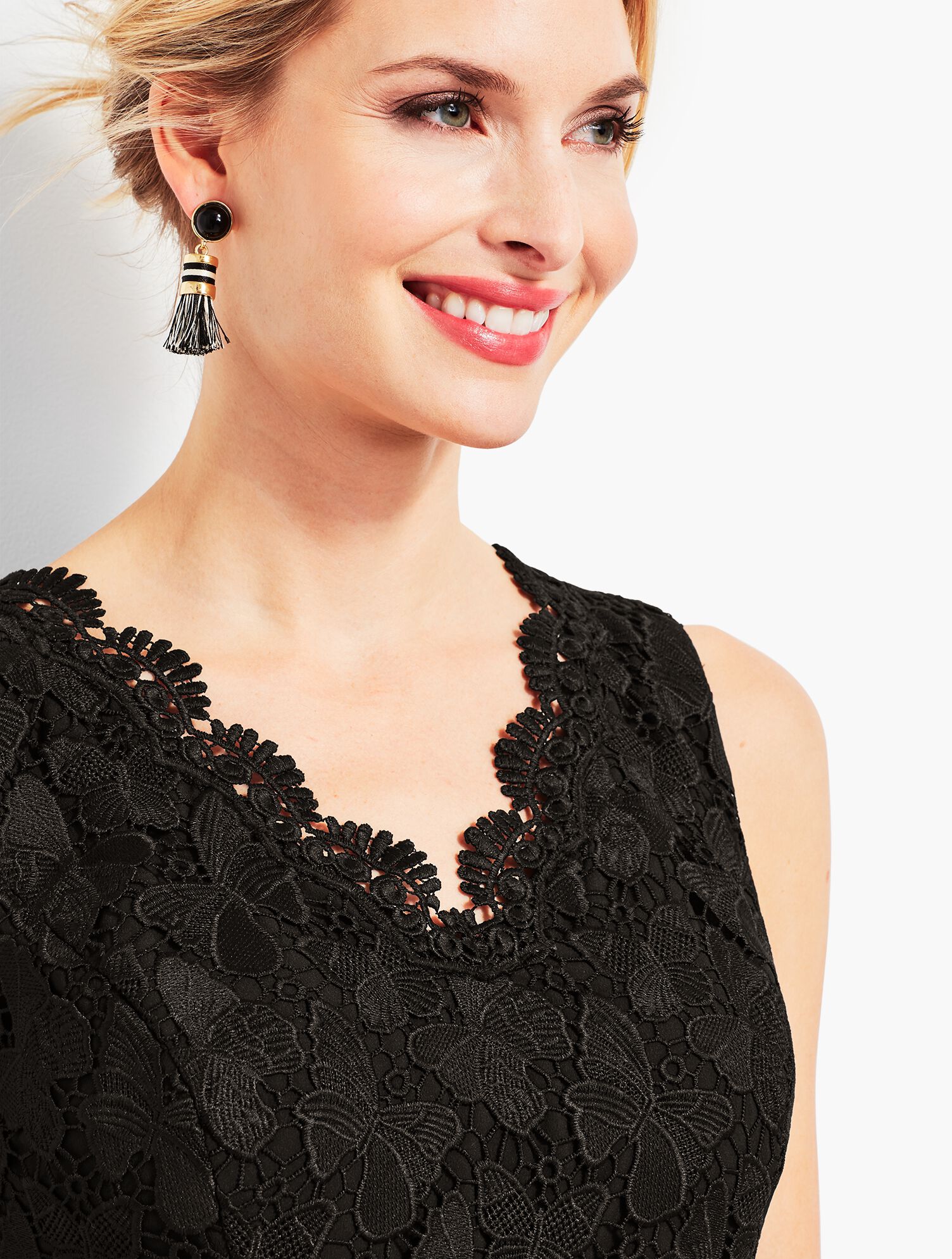 Lace Sheath Dress | Talbots