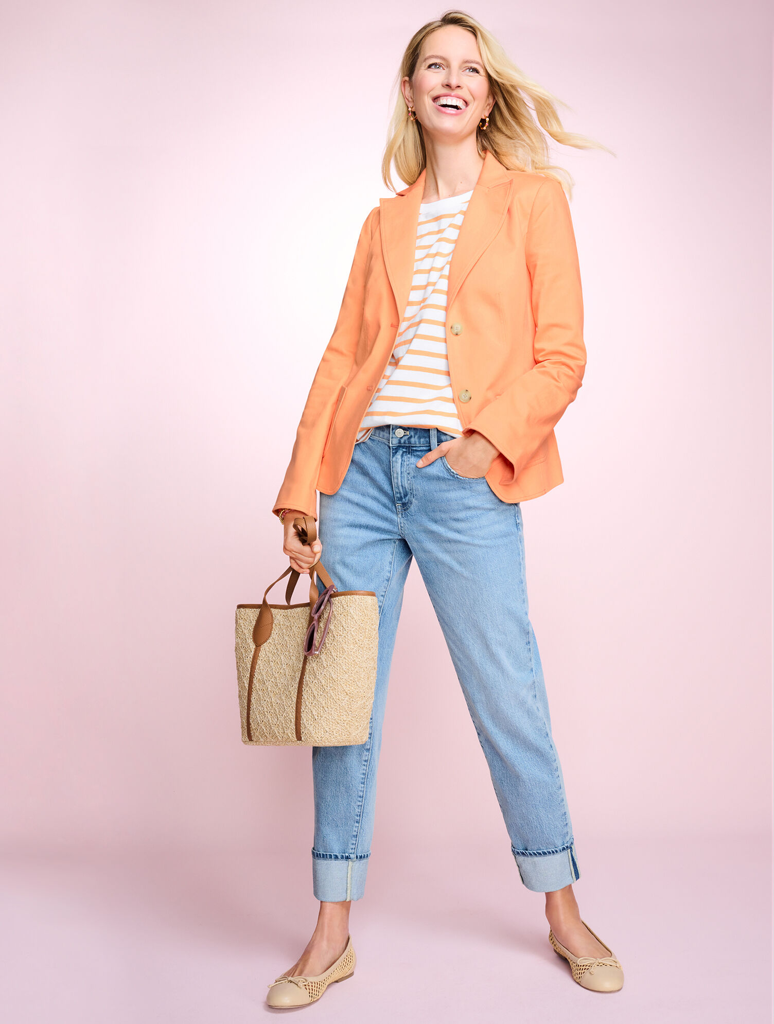 Tab Sleeve Blazer