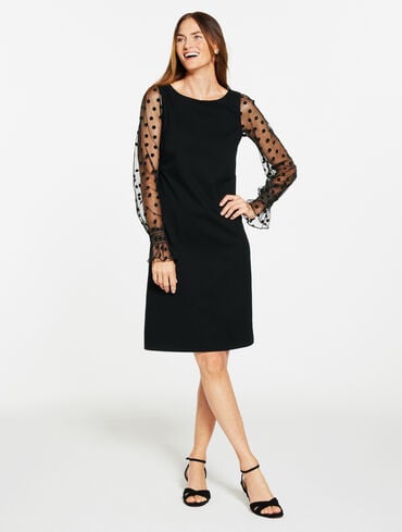 Women's Long Sleeve Little Black Dresses | Talbots Women's Long Sleeve Little Black Dresses | Talbots