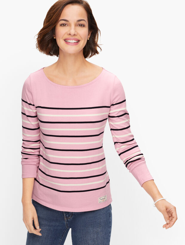 Authentic Talbots Tee - Seabrook Stripe | Talbots