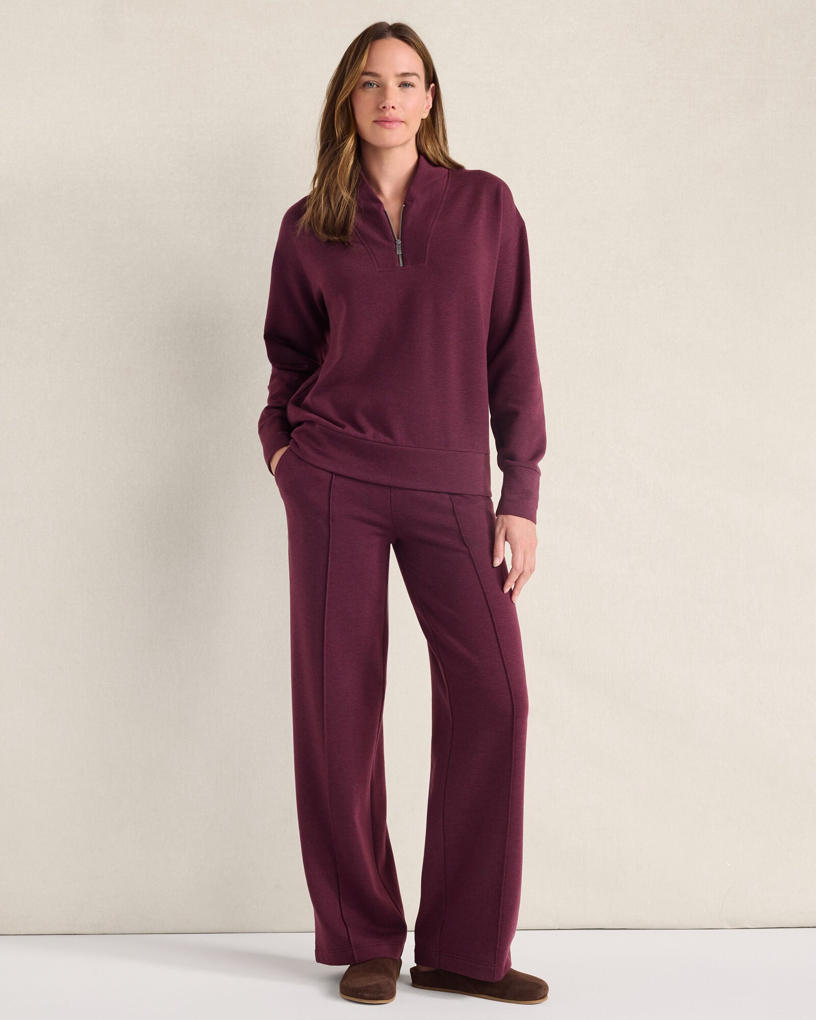 Fleece Quarter-Zip Pullover | Haven Well Within