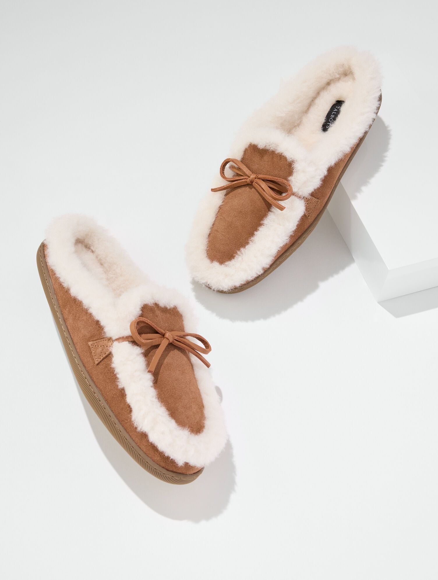 Marley Suede Shearling Slippers