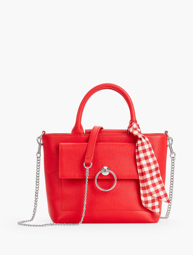 Top Handle Scarf Bag | Talbots display picture 1