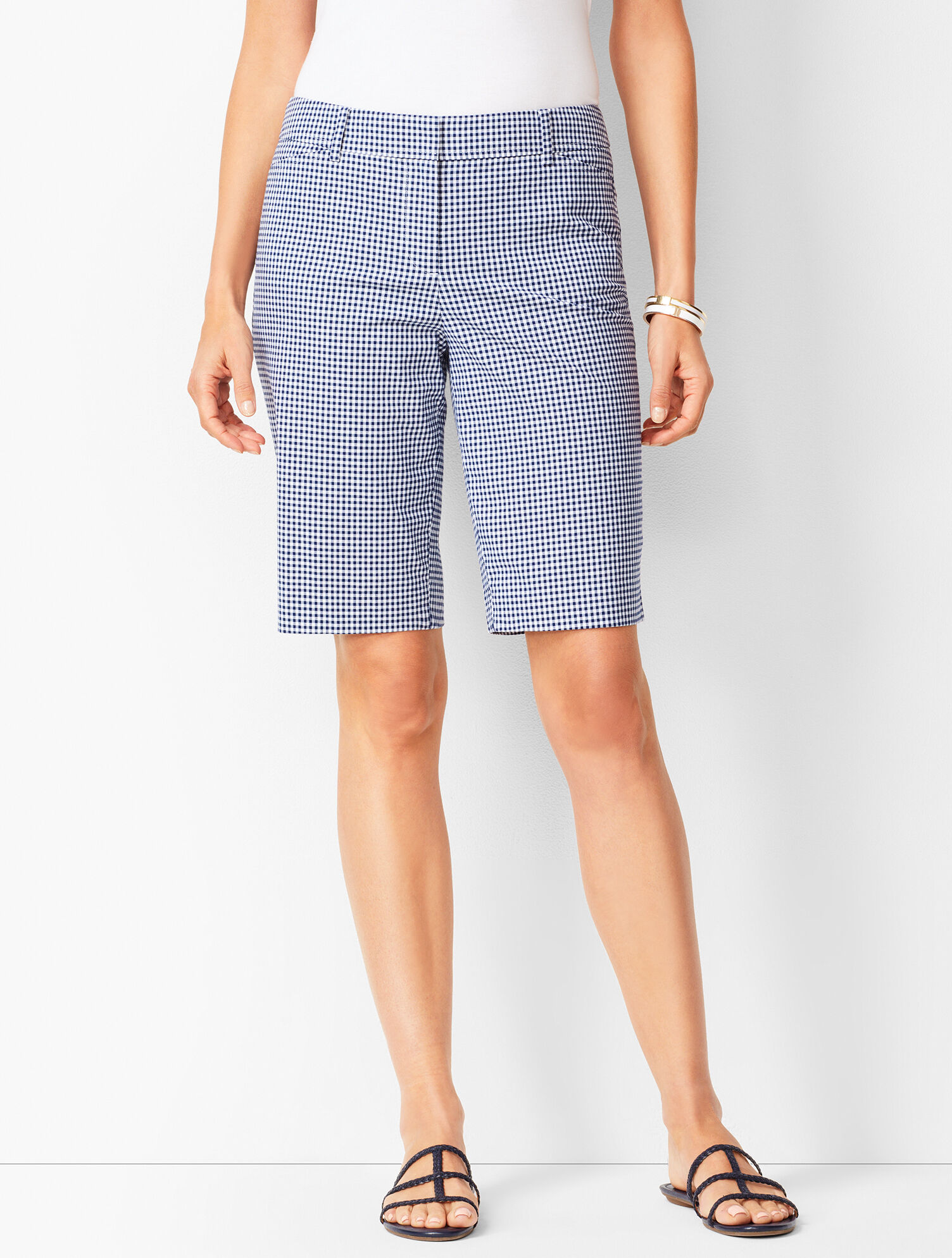 Perfect Shorts - Bermuda Length - Gingham