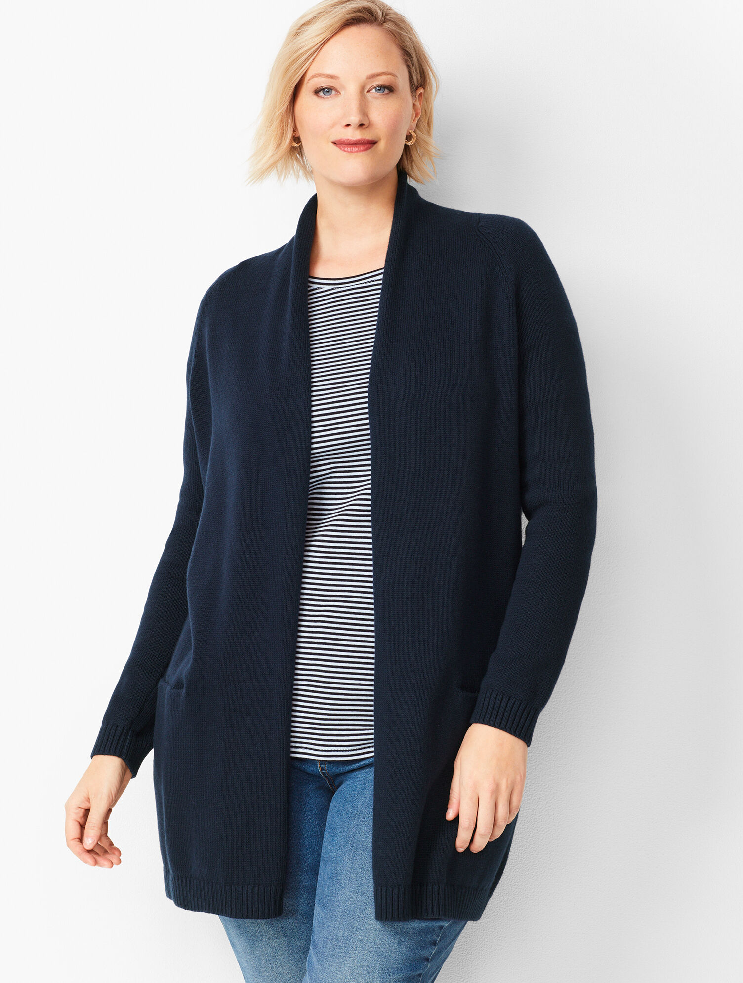 shawl collar duster cardigan
