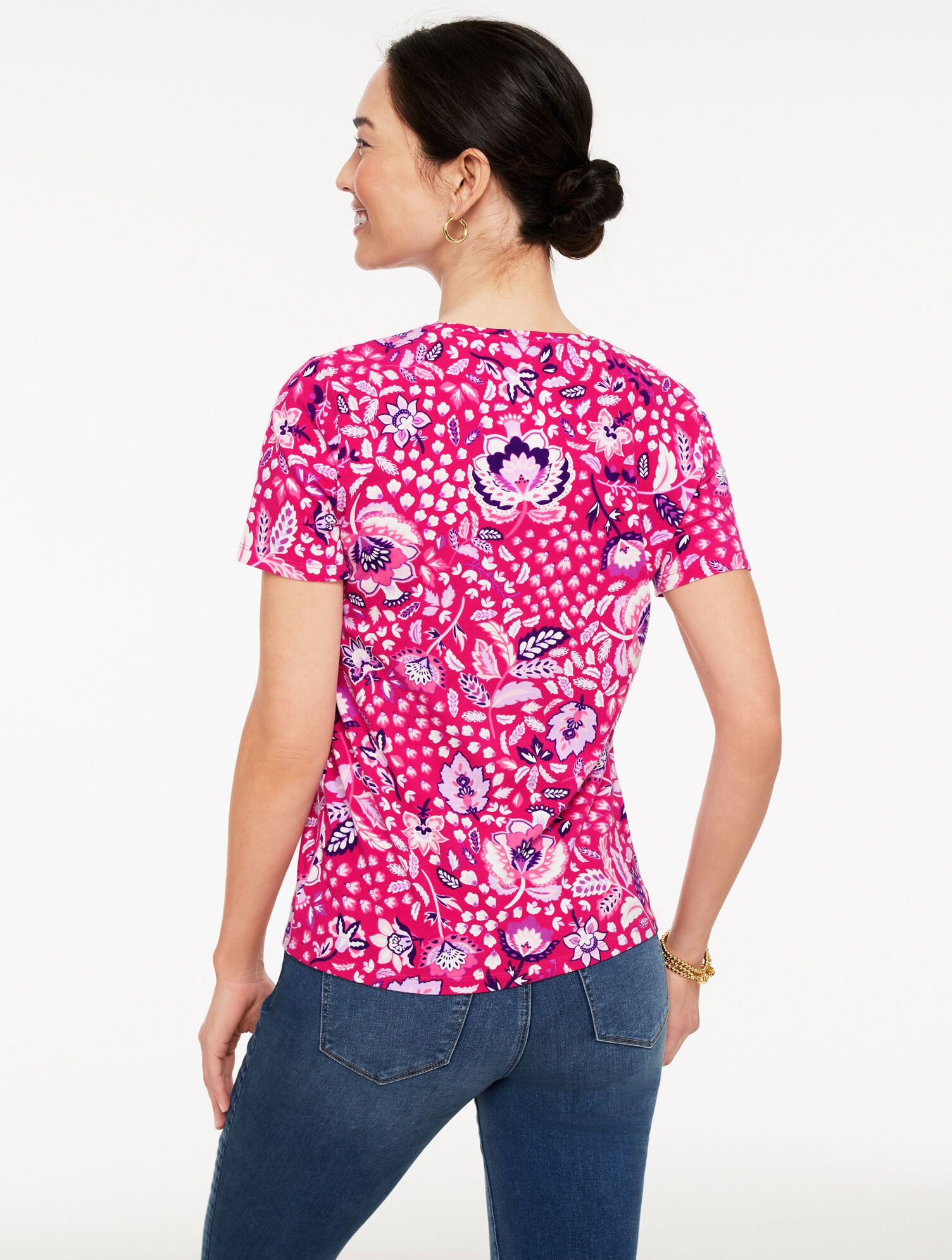 Crewneck Tee - Joyful Jacobean