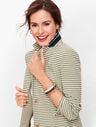 Aberdeen Knit Blazer - Stripe Pique